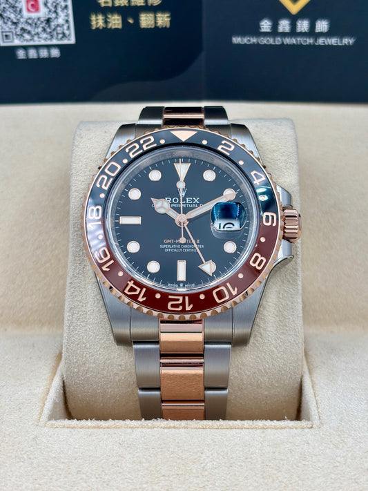 二手 USED ROLEX 勞力士 GMT-MASTER II 126711CHNR 黑色 2021年5月 99.9%新 未打磨 全套 FULL SET AD單