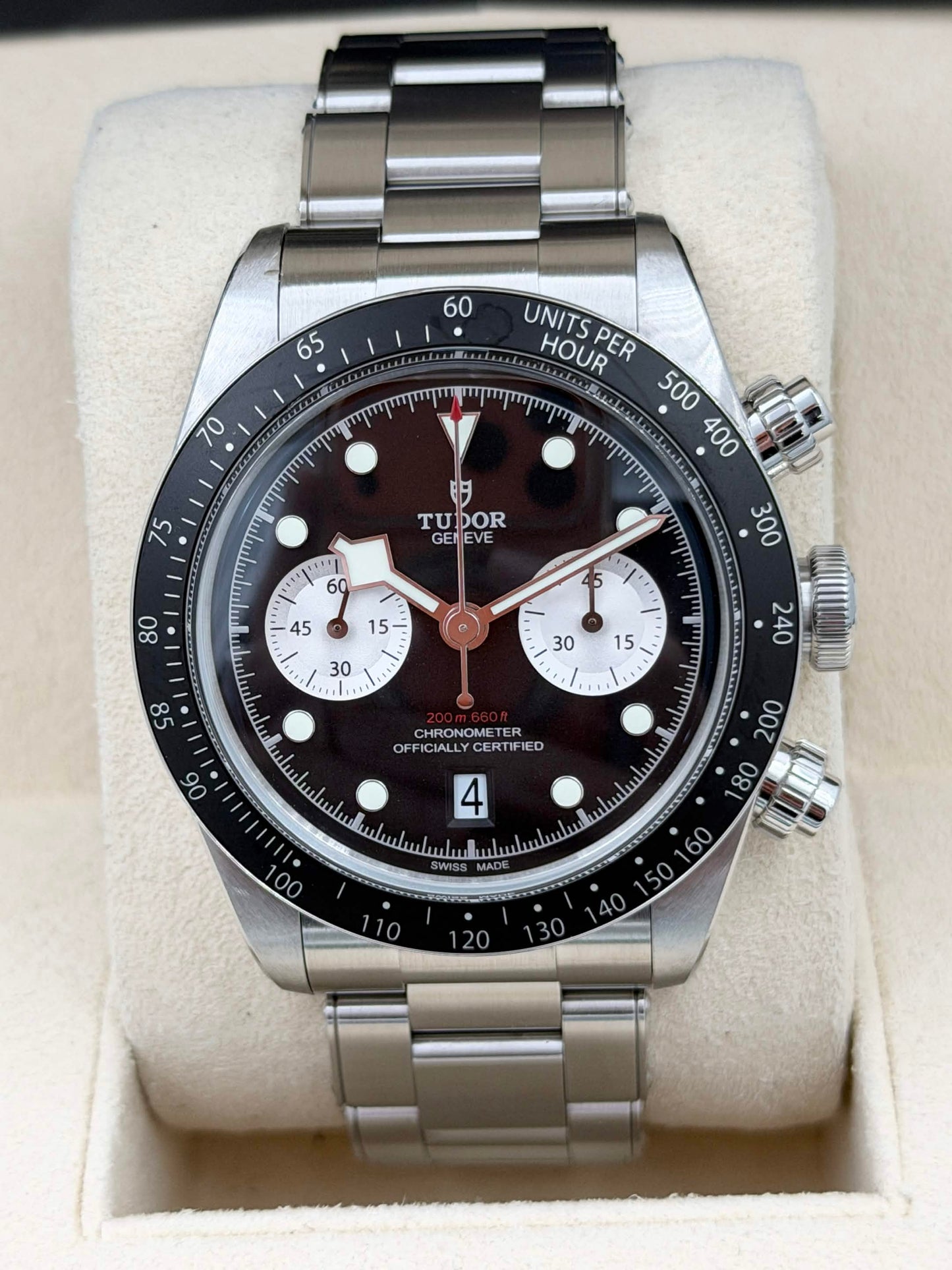 [SOLD OUT]二手 USED TUDOR 帝舵 BLACK BAY CHRONOGRAPH 79360N 黑色面 2024年 全套 FULL SET