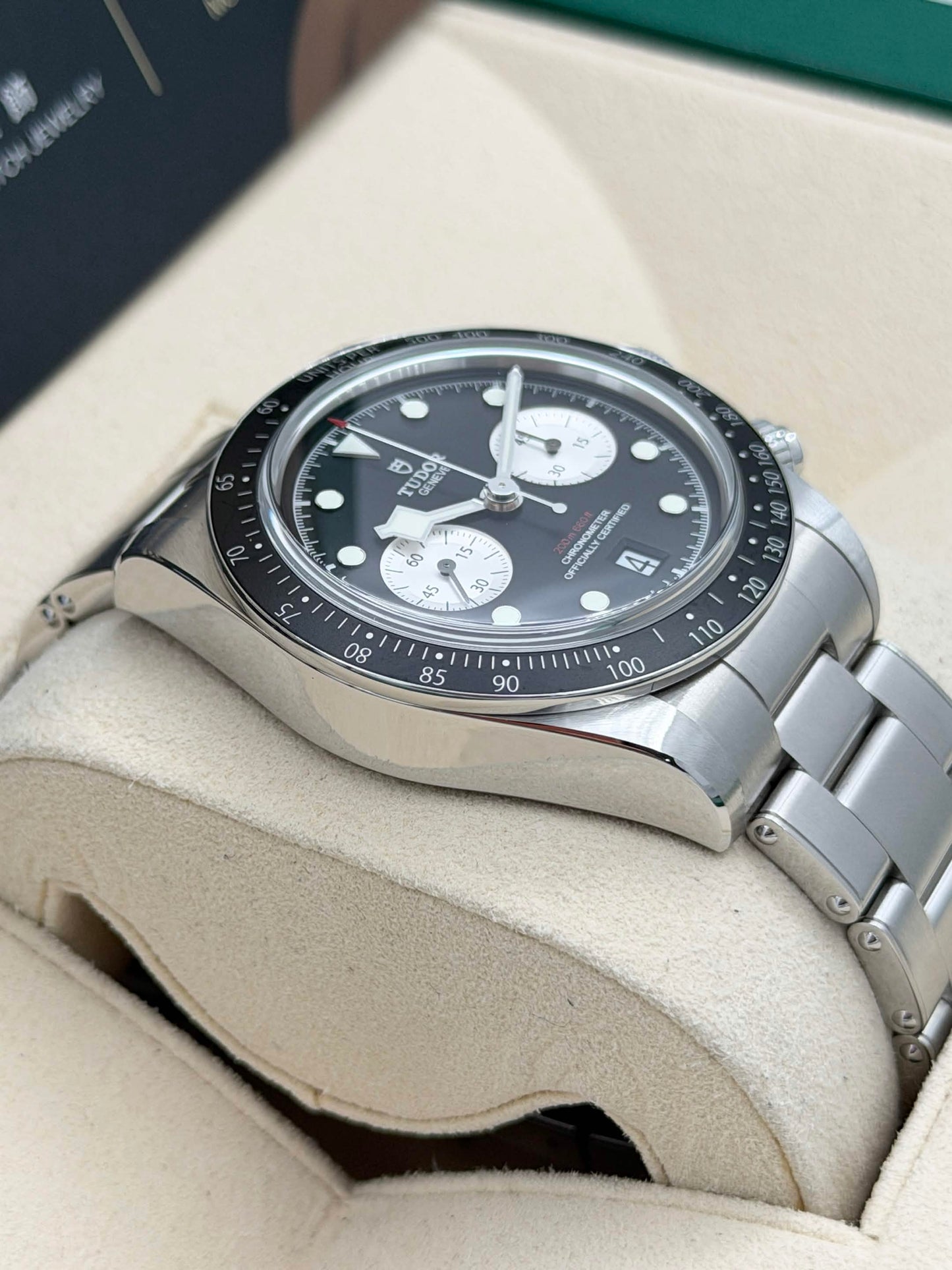 [SOLD OUT]二手 USED TUDOR 帝舵 BLACK BAY CHRONOGRAPH 79360N 黑色面 2024年 全套 FULL SET