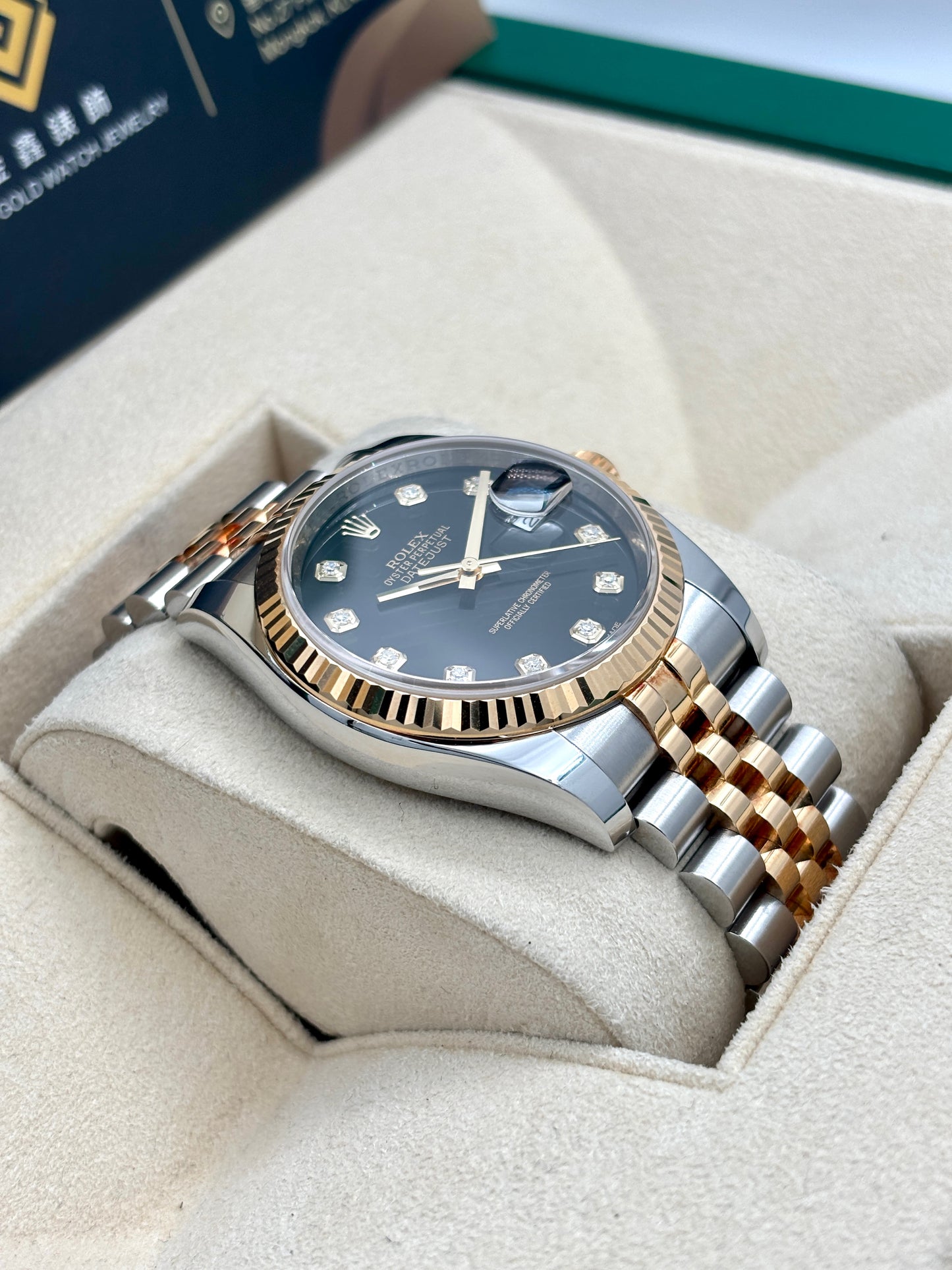 二手 USED ROLEX 勞力士 DATEJUST 116233 黑色鑽石字 2014年7月 99.9%新 未打磨 全套 FULL SET AD單