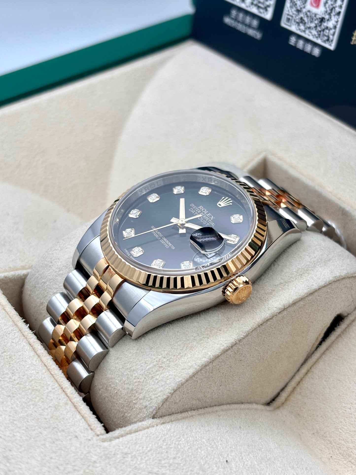 二手 USED ROLEX 勞力士 DATEJUST 116233 黑色鑽石字 2014年7月 99.9%新 未打磨 全套 FULL SET AD單