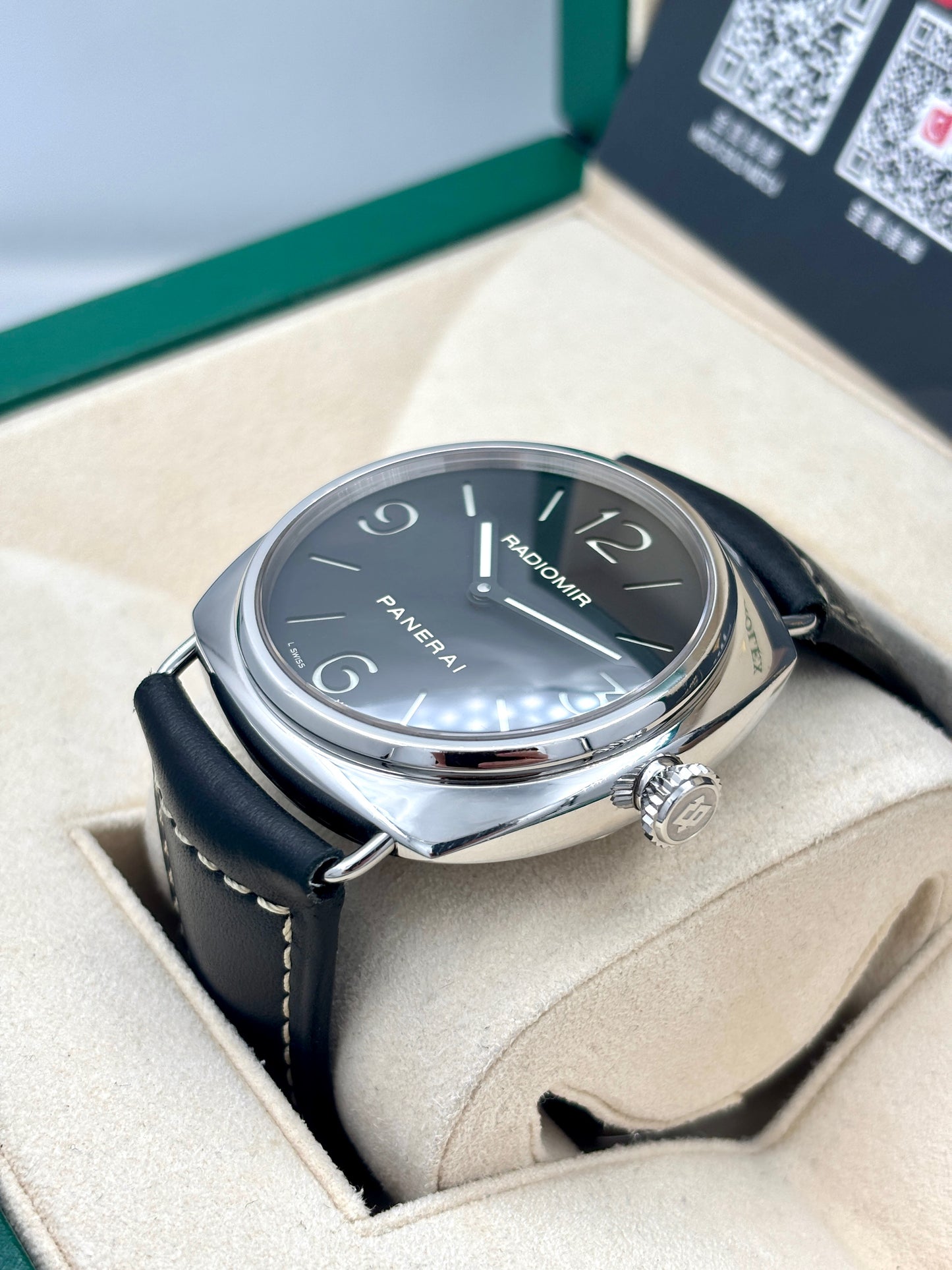 [SOLD OUT]二手 USED PANERAI 沛納海 RADIOMIR  PAM00210 黑色 不詳 淨錶 WATCH ONLY