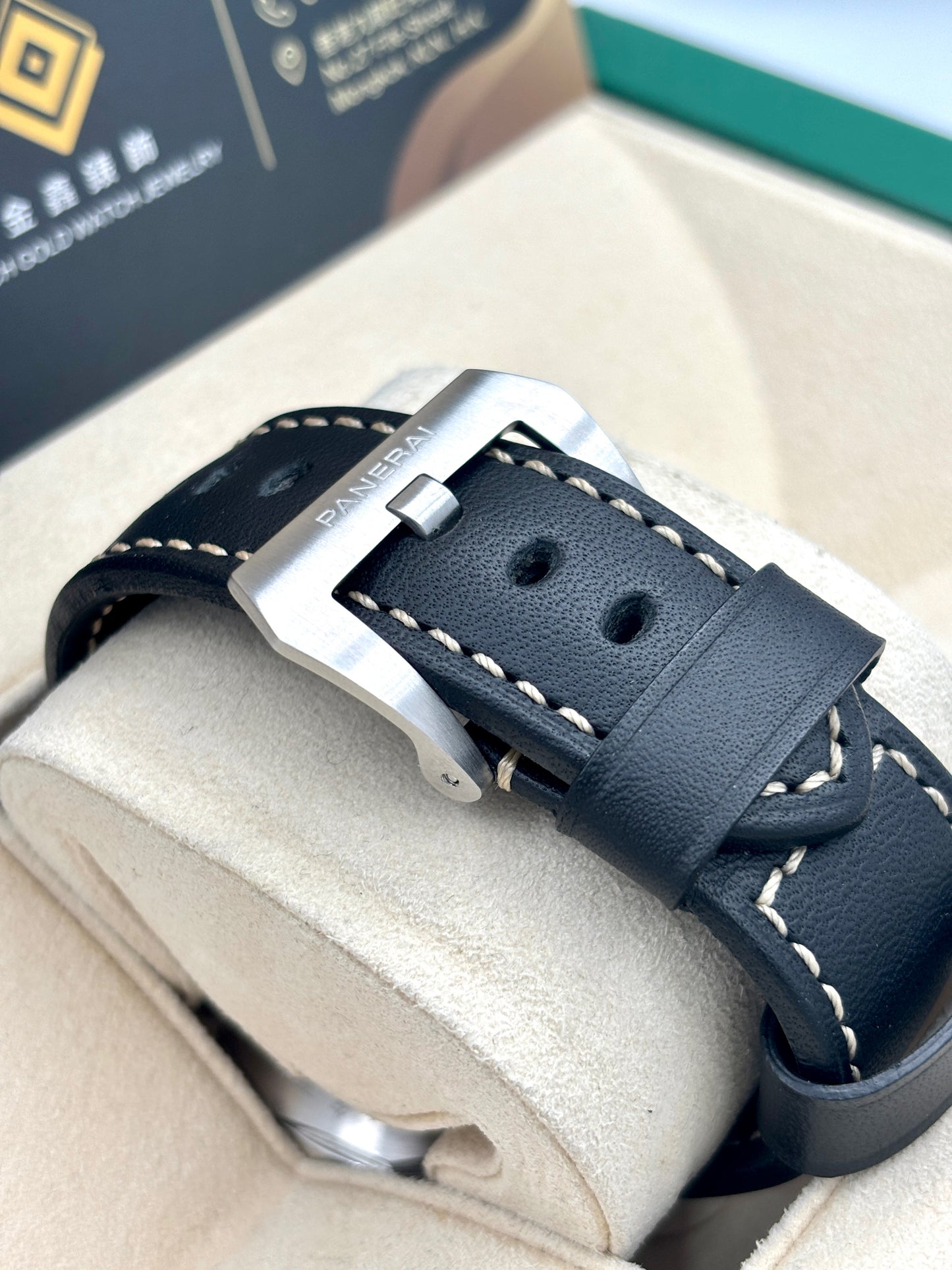 [SOLD OUT]二手 USED PANERAI 沛納海 LUMINOR MARINA 1950 3 DAYS AUTOMATIC  PAM00359 黑色 2011年9月 99.9%新 未打磨 全套 FULL SET