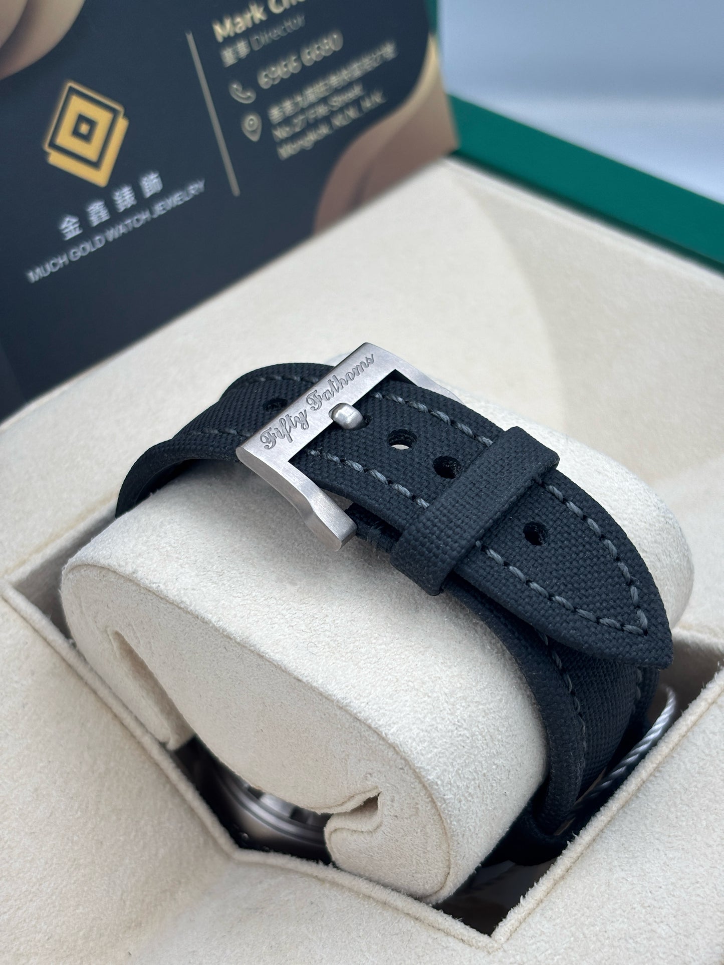 [SOLD OUT]二手 USED BLANCPAIN 寶珀 FIFTY FATHOMS  5015-12B30-B52A 黑色 2022年2月 透底 全套 FULL SET AD單
