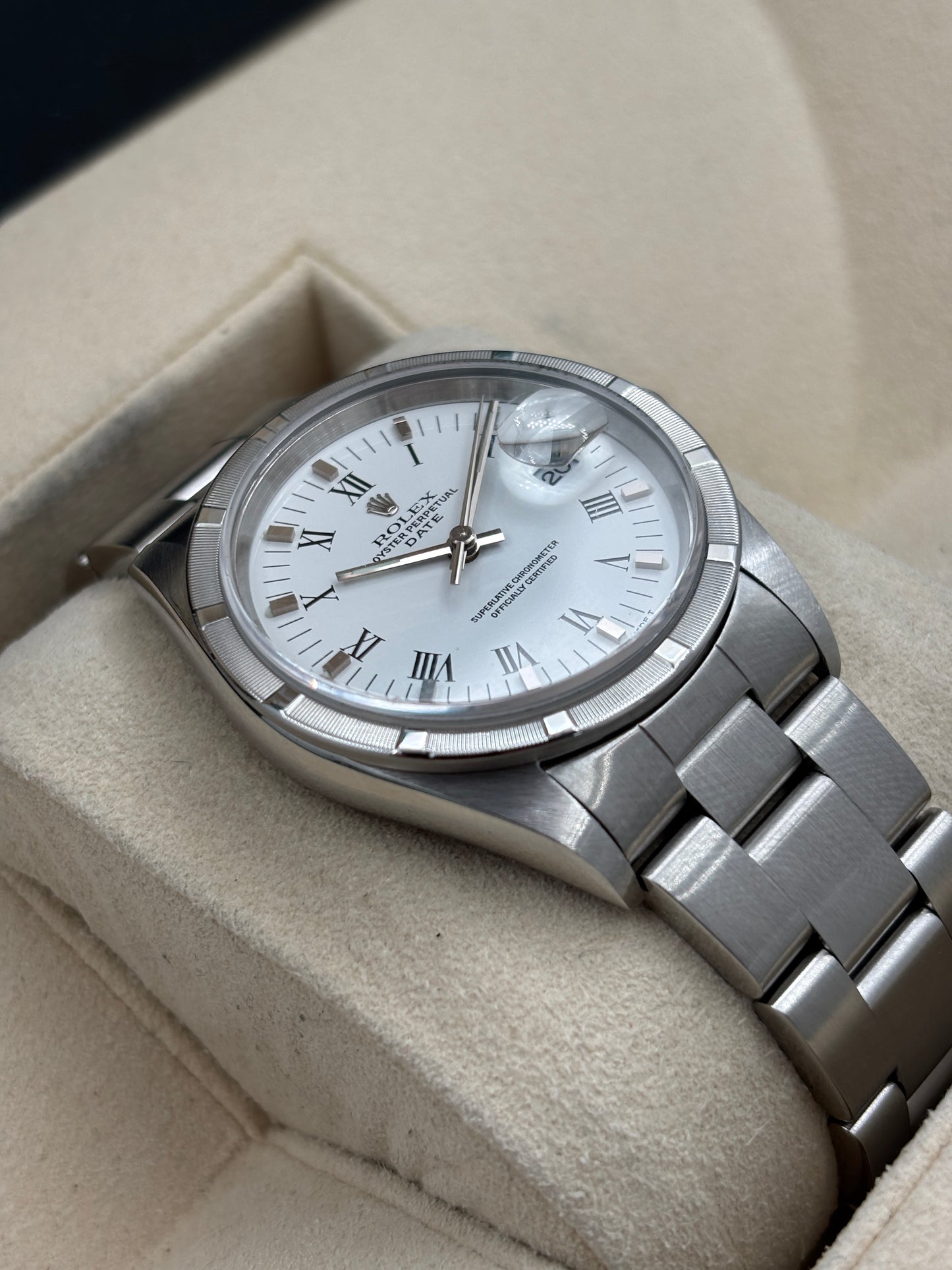 二手 USED  ROLEX 勞力士 DATE 15210 白色 約1997 淨錶 WATCH ONLY