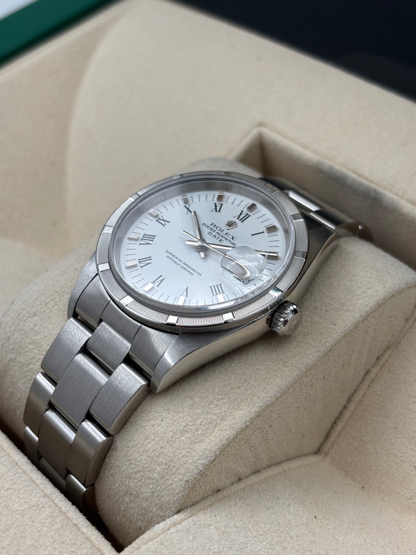 二手 USED  ROLEX 勞力士 DATE 15210 白色 約1997 淨錶 WATCH ONLY
