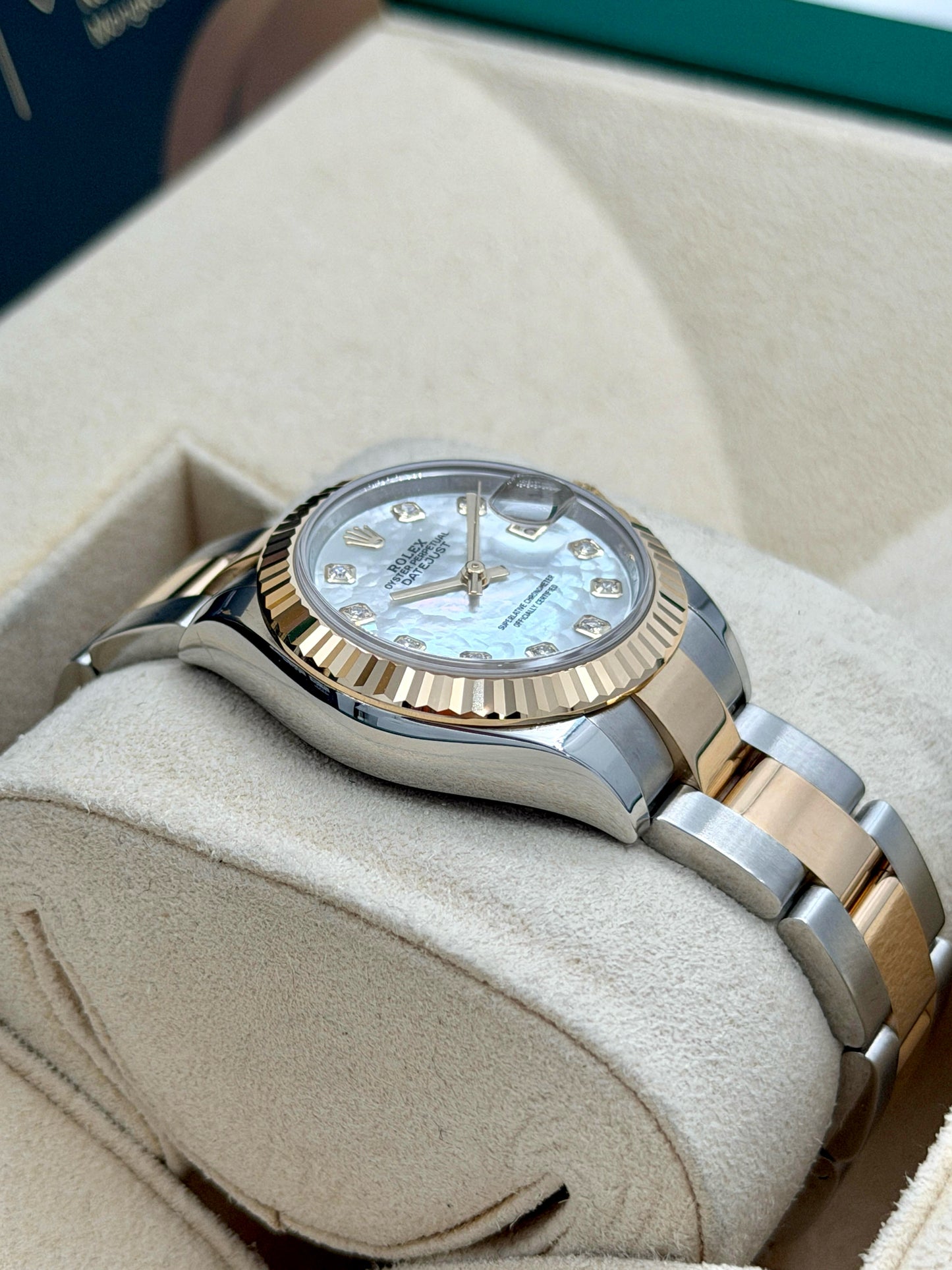 二手 USED ROLEX 勞力士 DATEJUST 279173 貝殼面鑽字 亂碼 淨錶 WATCH ONLY