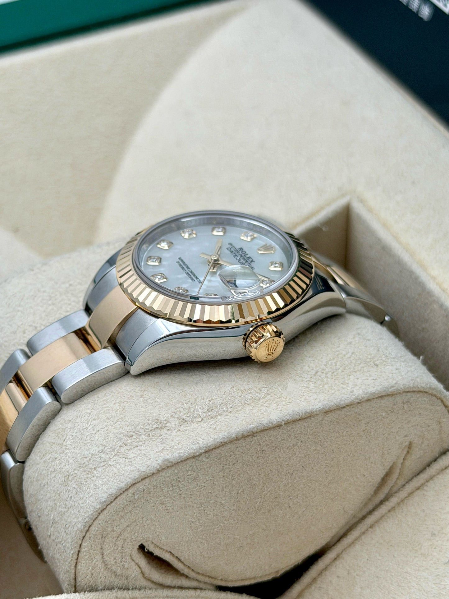 二手 USED ROLEX 勞力士 DATEJUST 279173 貝殼面鑽字 亂碼 淨錶 WATCH ONLY