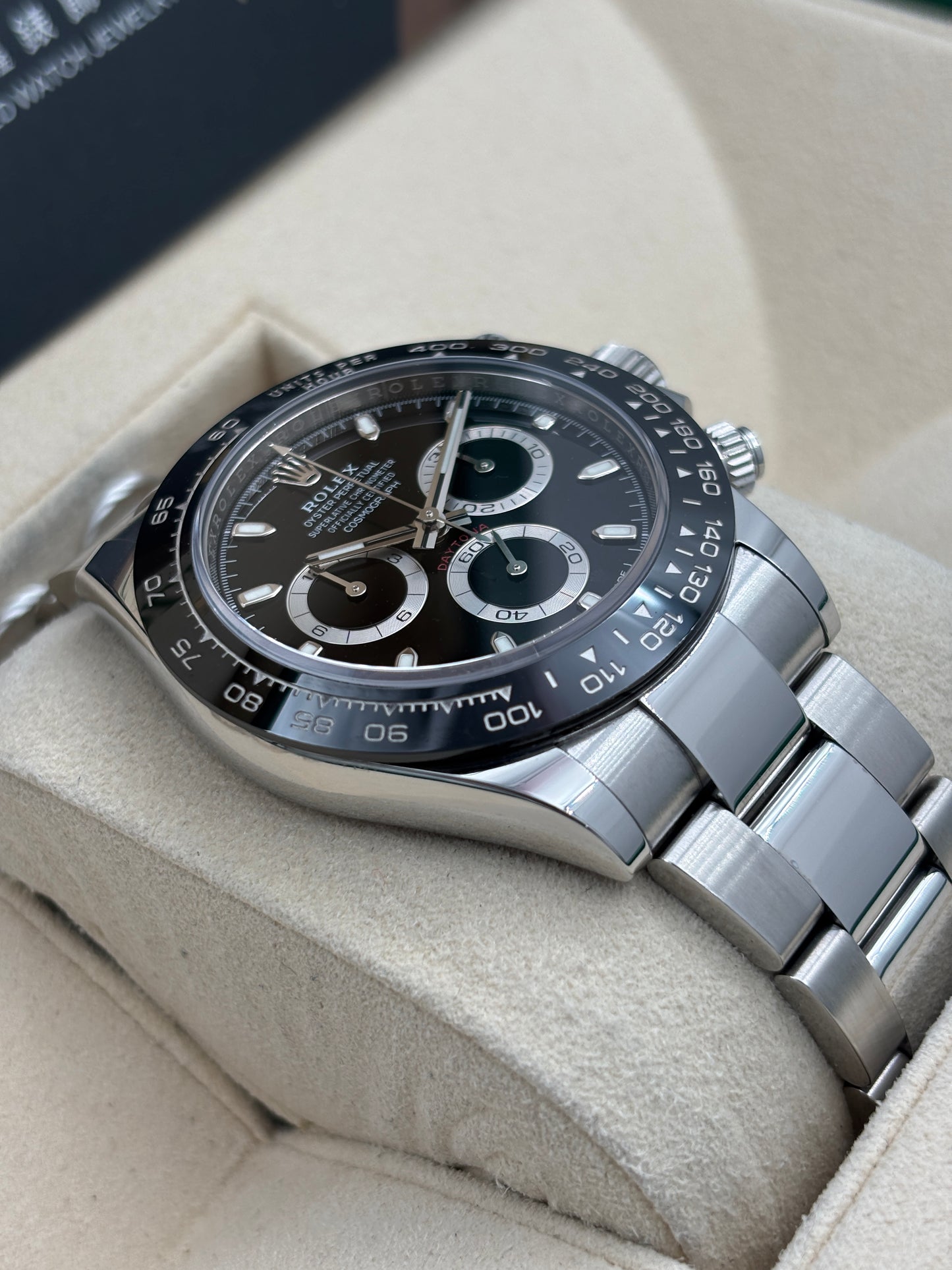 二手 USED  ROLEX 勞力士 DAYTONA 116500LN 黑色 2022年2月 全套 FULL SET