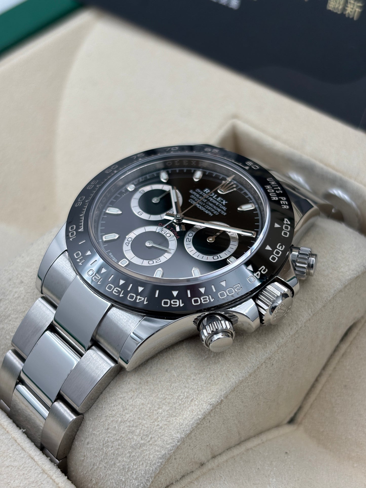 二手 USED  ROLEX 勞力士 DAYTONA 116500LN 黑色 2022年2月 全套 FULL SET