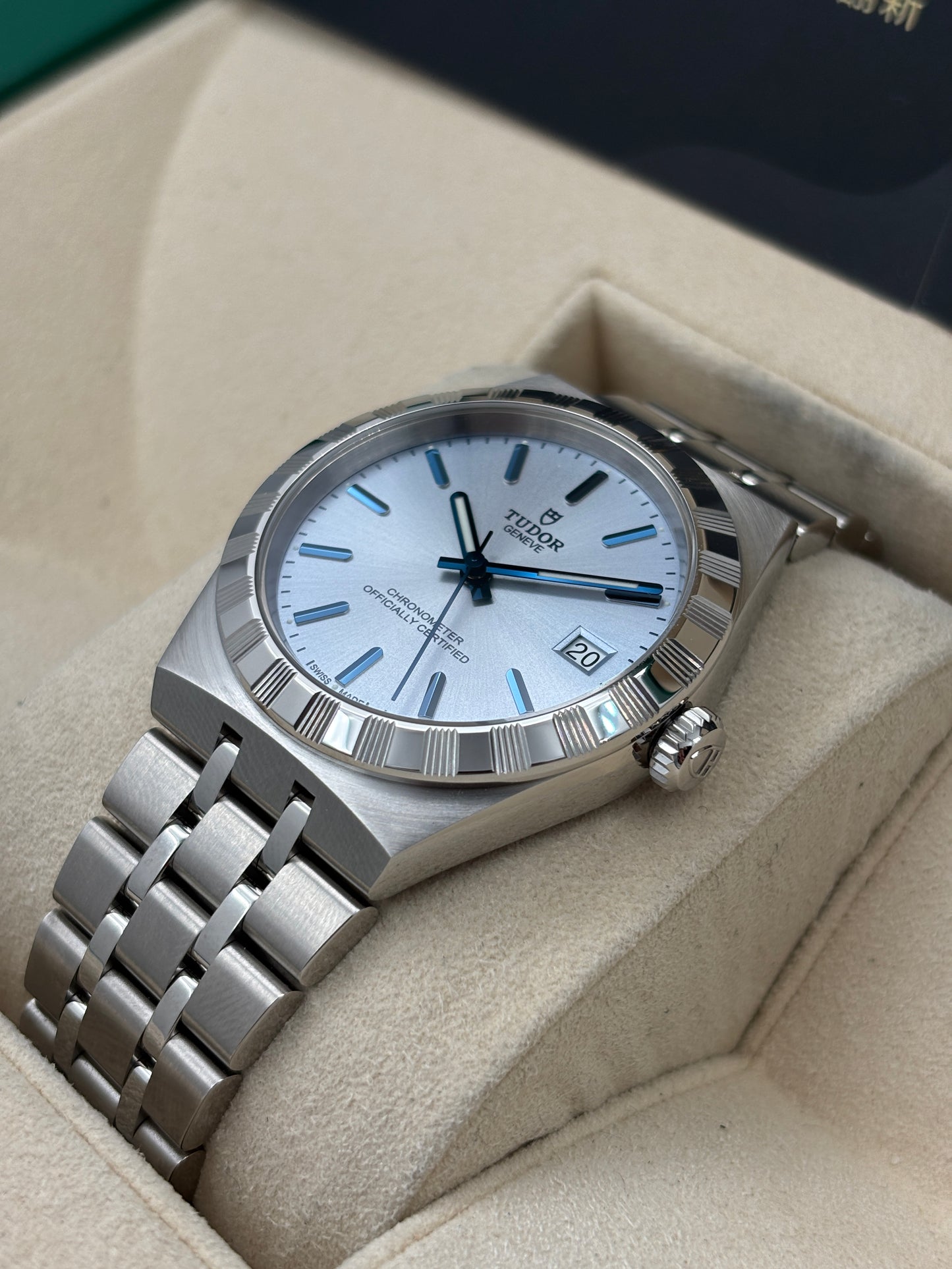 全新 NEW  TUDOR 帝舵 ROYAL 2836C1A0 淺藍色 2026年9月 全套 FULL SET