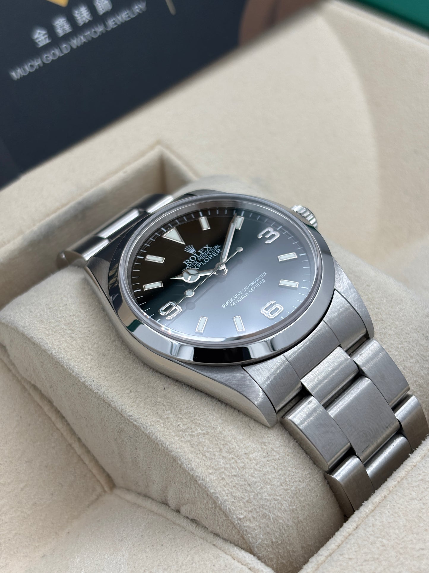 二手 USED  ROLEX 勞力士 EXPLORER 14270 黑色 約1996年 淨錶 WATCH ONLY