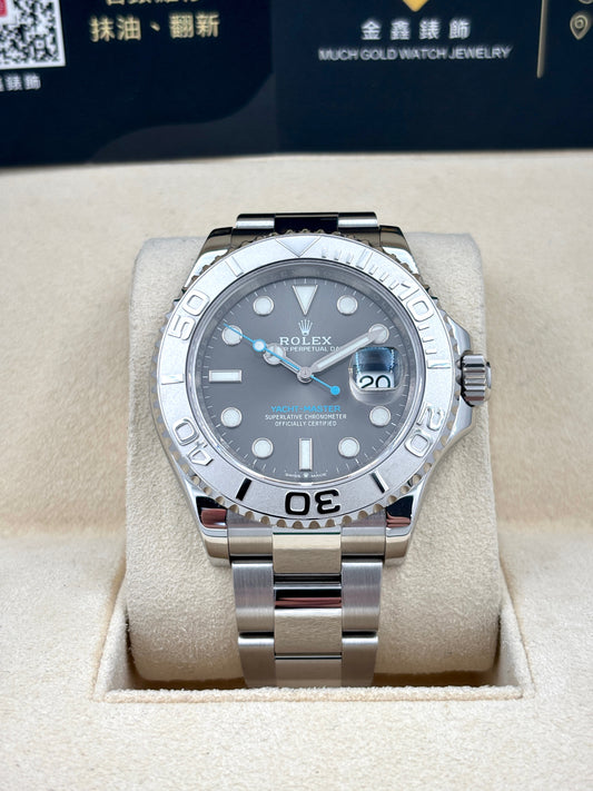 二手 USED ROLEX 勞力士 Yacht-Master 126622 灰色 2021年10月全套 FULL SET