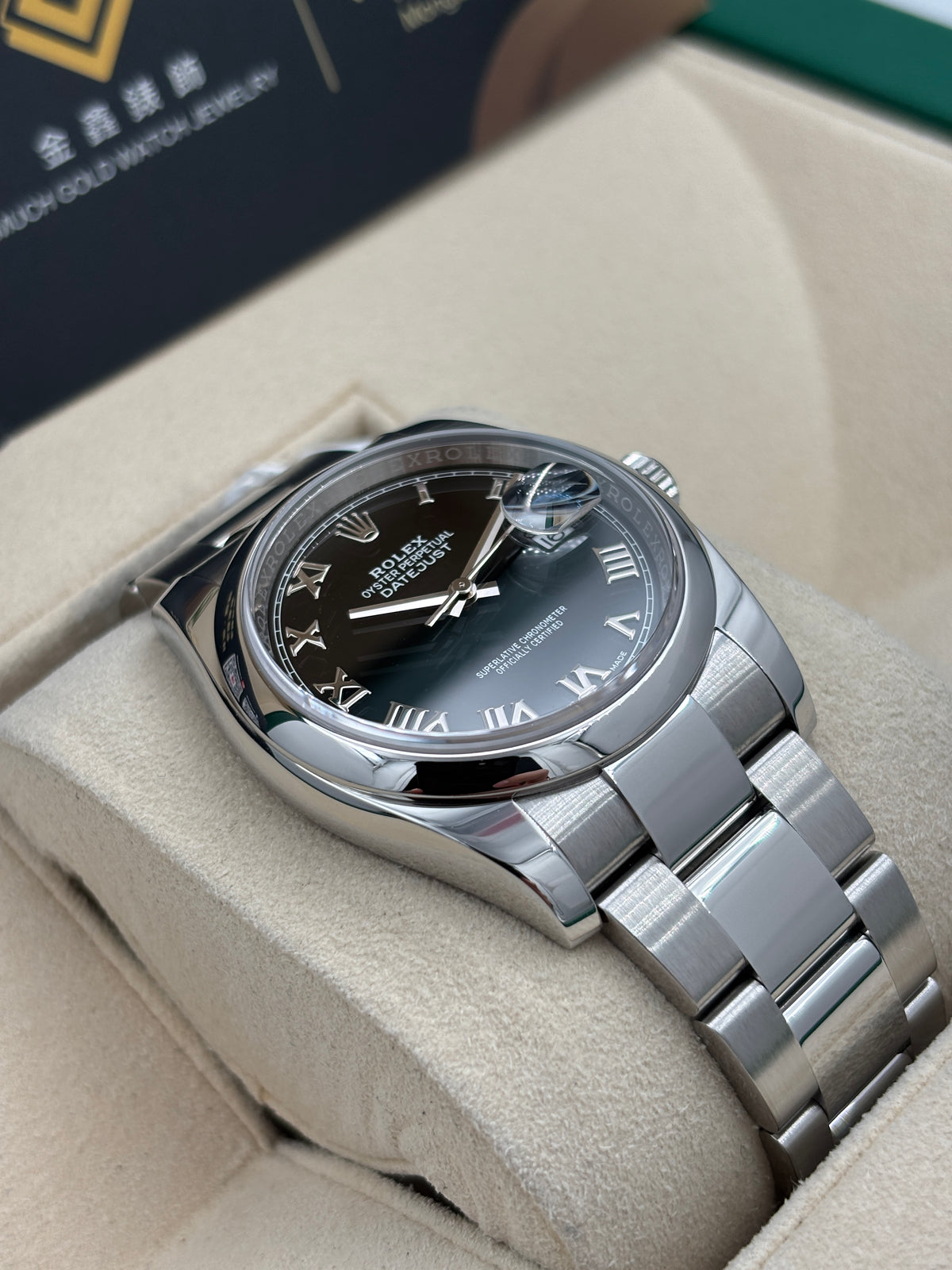 二手 USED  ROLEX 勞力士 DATEJUST 116200 黑色羅馬數字 2018年4月 全套 FULL SET