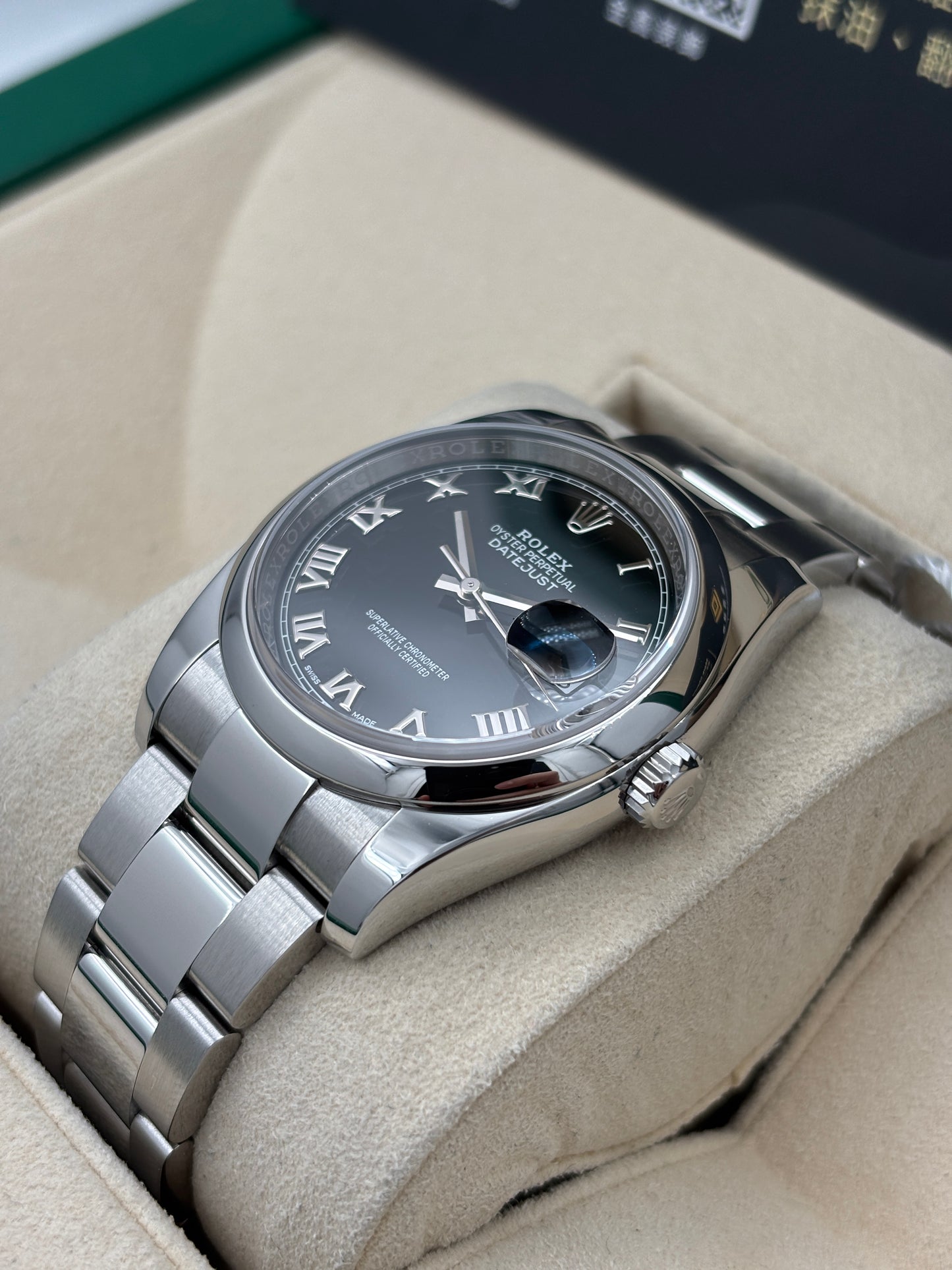 二手 USED  ROLEX 勞力士 DATEJUST 116200 黑色羅馬數字 2018年4月 全套 FULL SET