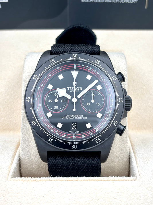 二手 USED TUDOR 帝舵 Pelagos FXD Chrono 25827KN 黑面 2025年12月 碳纎維 全套 FULL SET