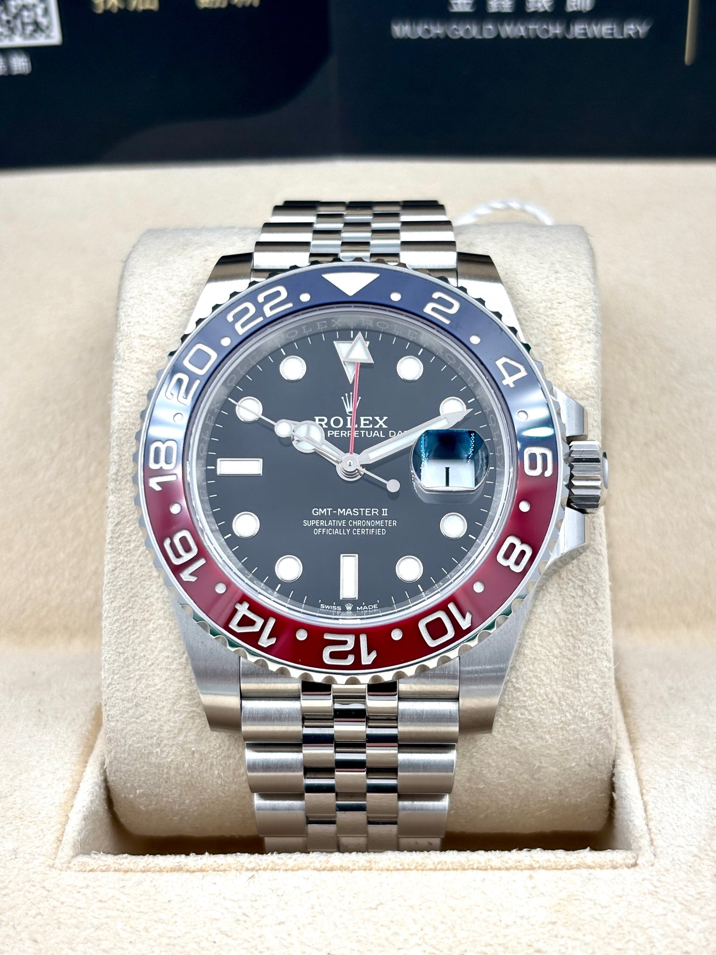 [SOLD OUT]二手 USED  ROLEX 勞力士 GMT-MASTER II 126710BLRO 黑面 2020年9月 未打磨 齊格 全套 FULL SET
