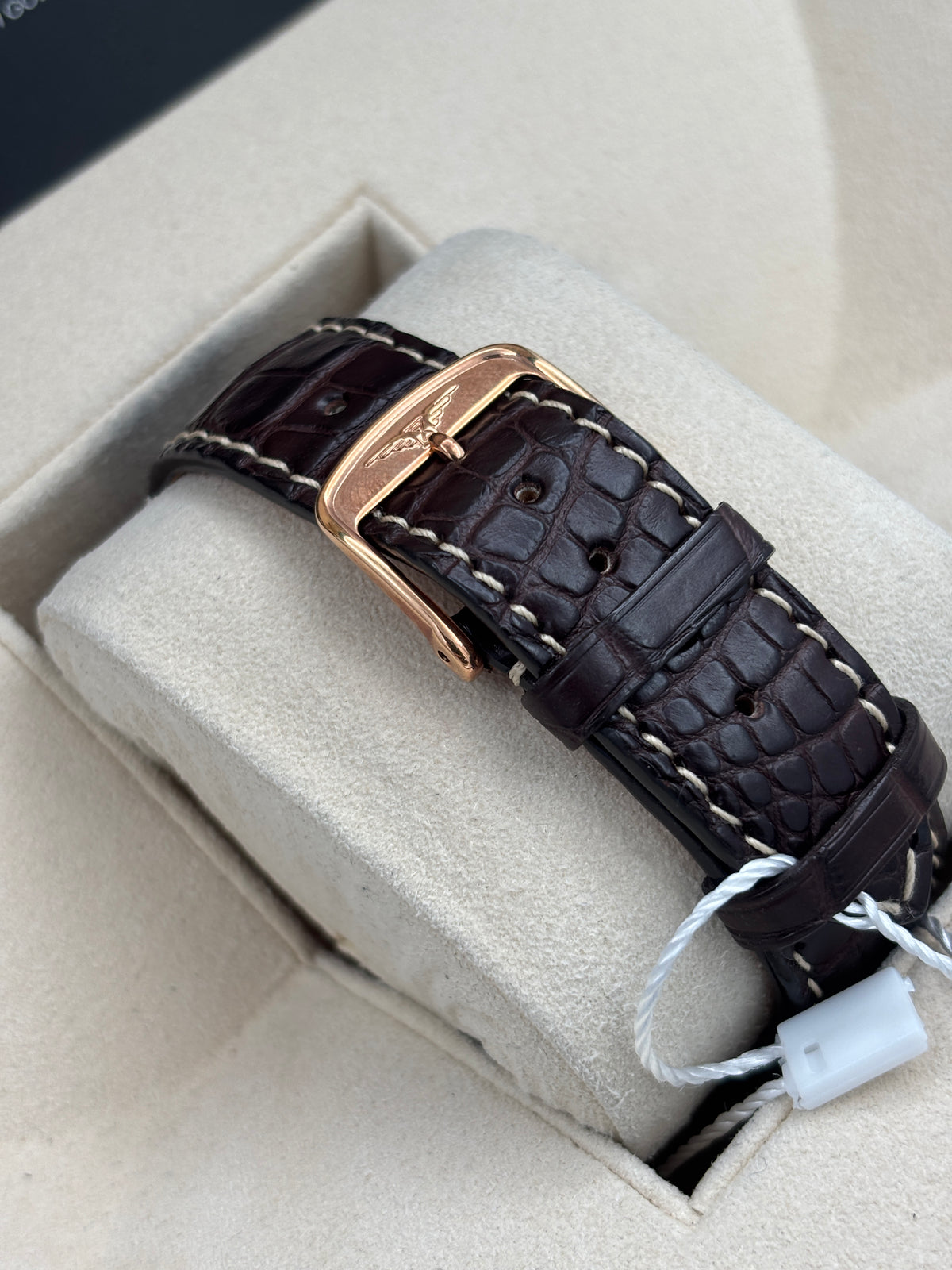 二手 USED  LONGINES 浪琴 HERITAGE 180TH ANNIVERSARY MONOPUSHER CHRONOGRAPH L2.775.8.23.3 白色 2025年11月 全套 FULL SET