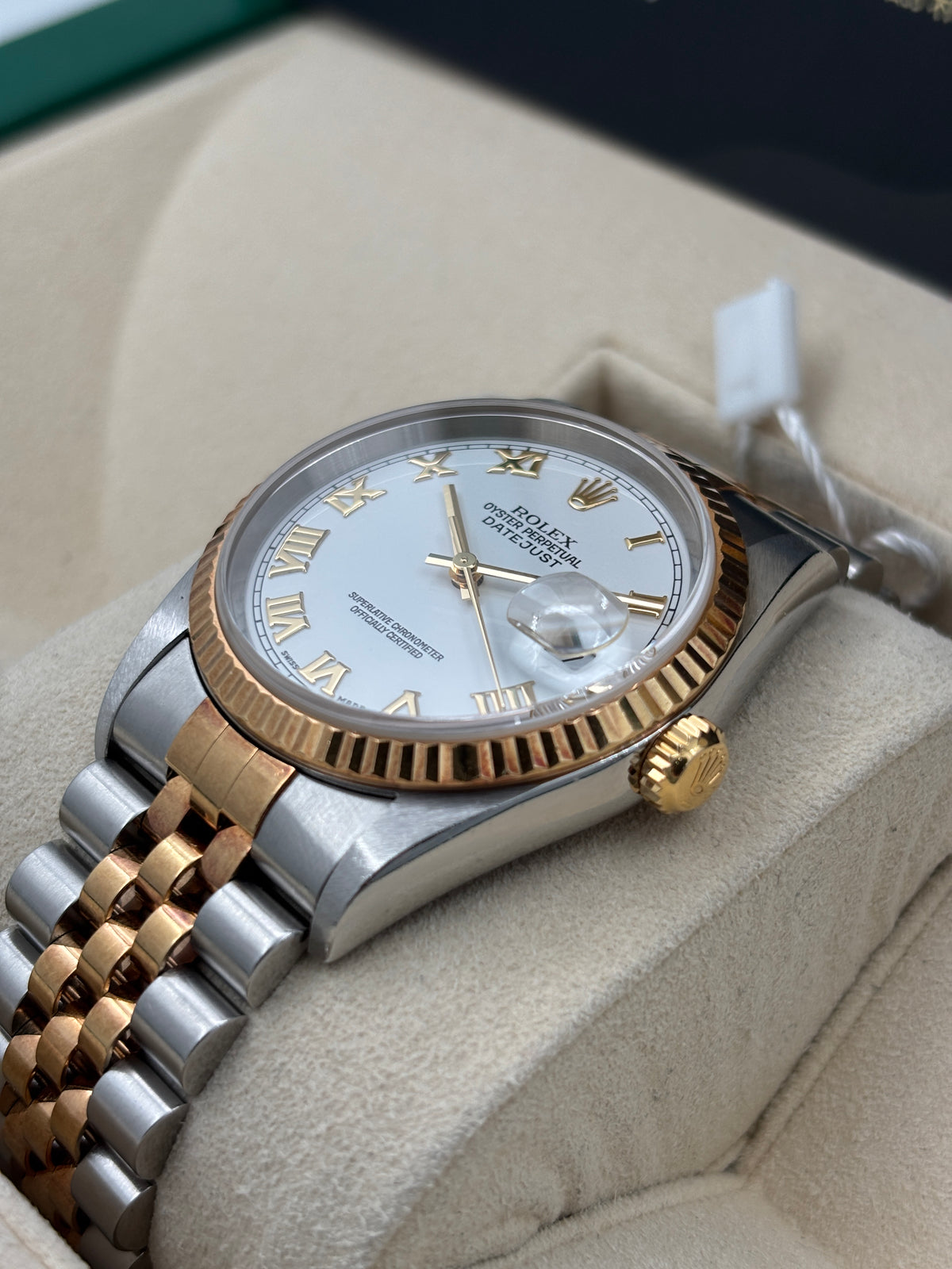 二手 USED  ROLEX 勞力士 DATEJUST 16233 白色 2000年9月 全套 FULL SET