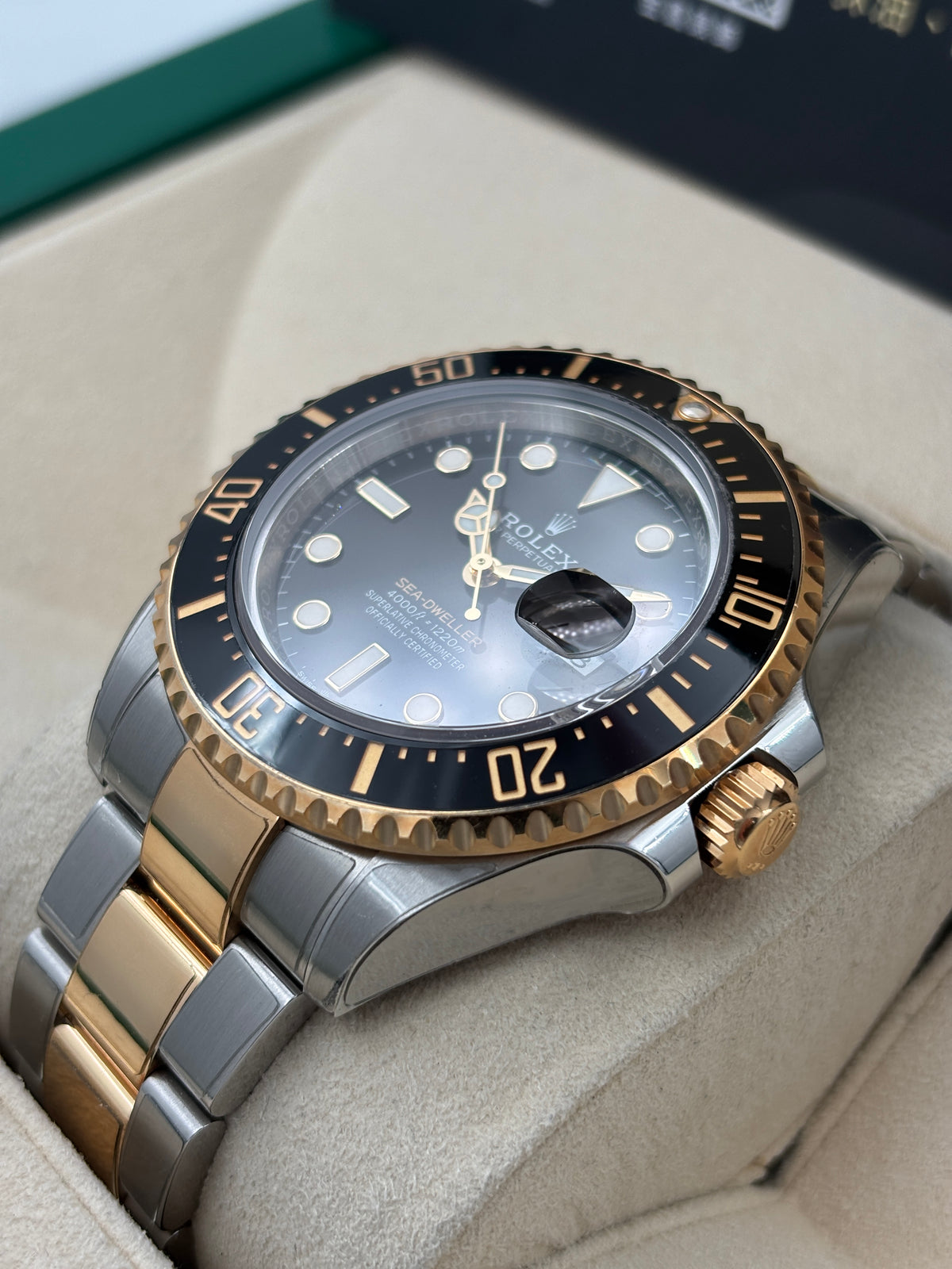 二手 USED  ROLEX 勞力士 SEA-DWELLER 126603 黑色 2023年7月 未打磨 已貼膜 全套 FULL SET