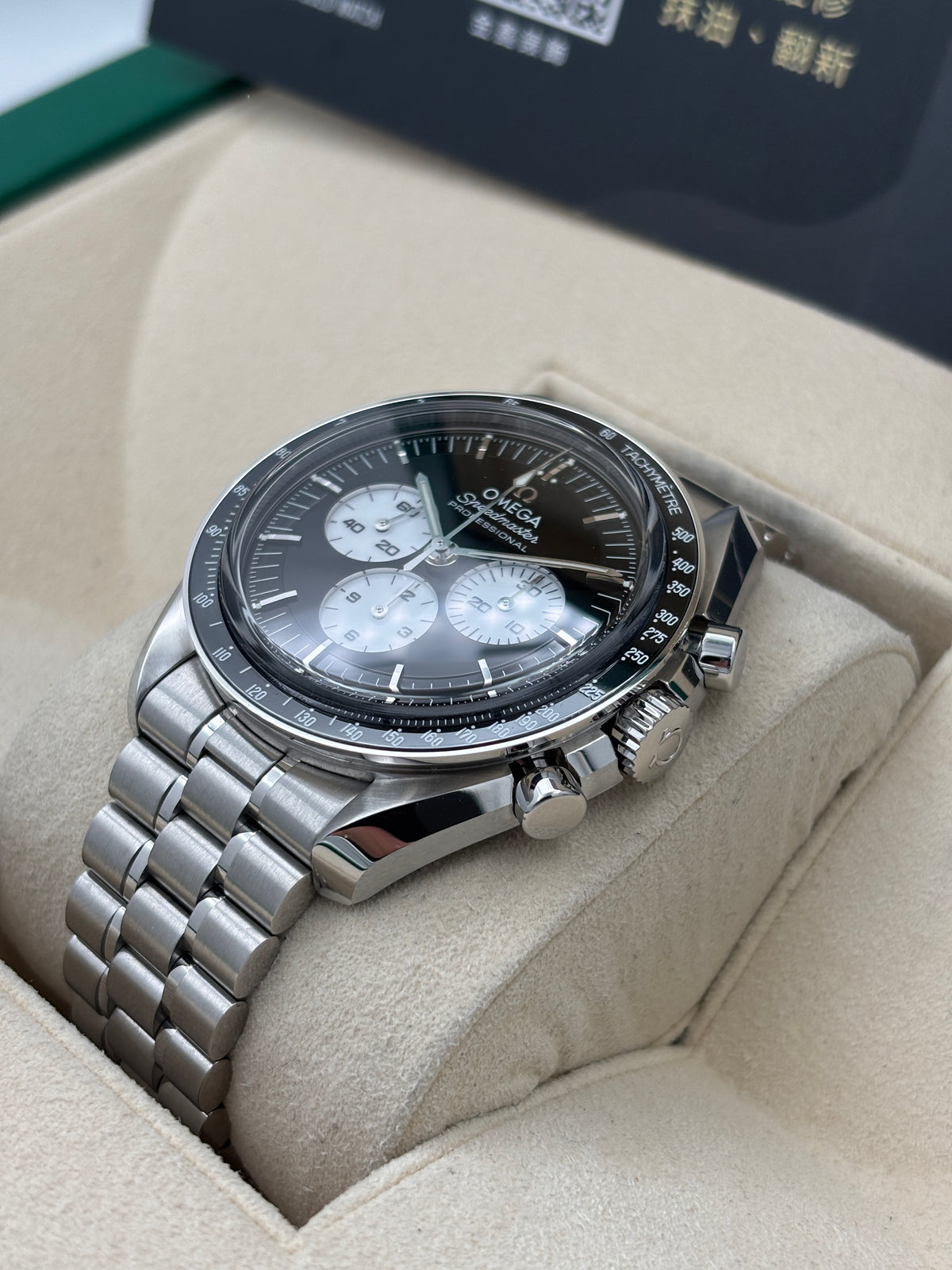 [SOLD OUT]二手 USED  OMEGA 歐米茄 SPEEDMASTER 310.30.42.50.01.004 黑色 2026年4月 未打磨 99新 全套 FULL SET