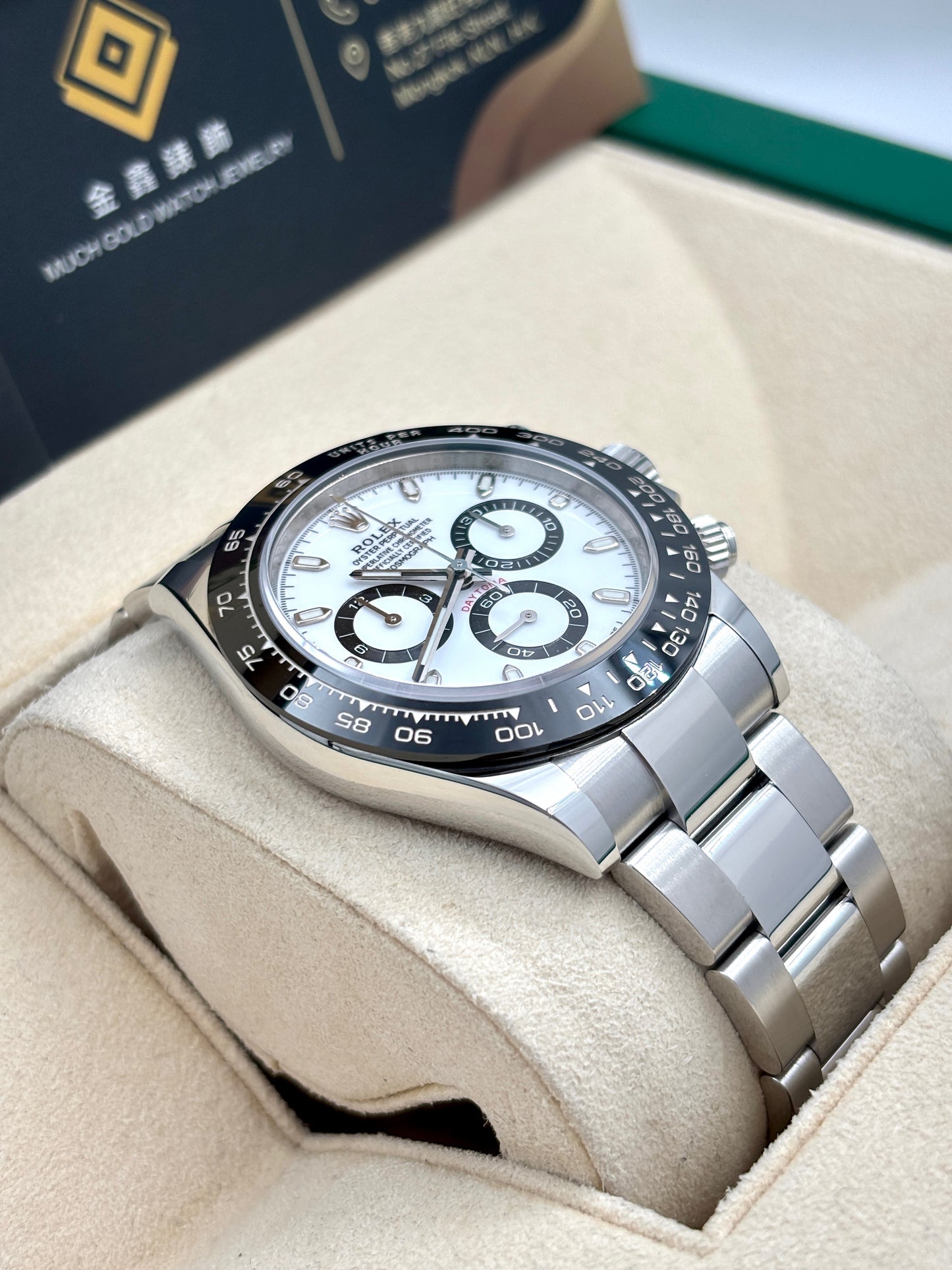 [SOLD OUT]二手 USED  ROLEX 勞力士 DAYTONA 116500LN 白色 齊格 2021年11月 全套 FULL SET