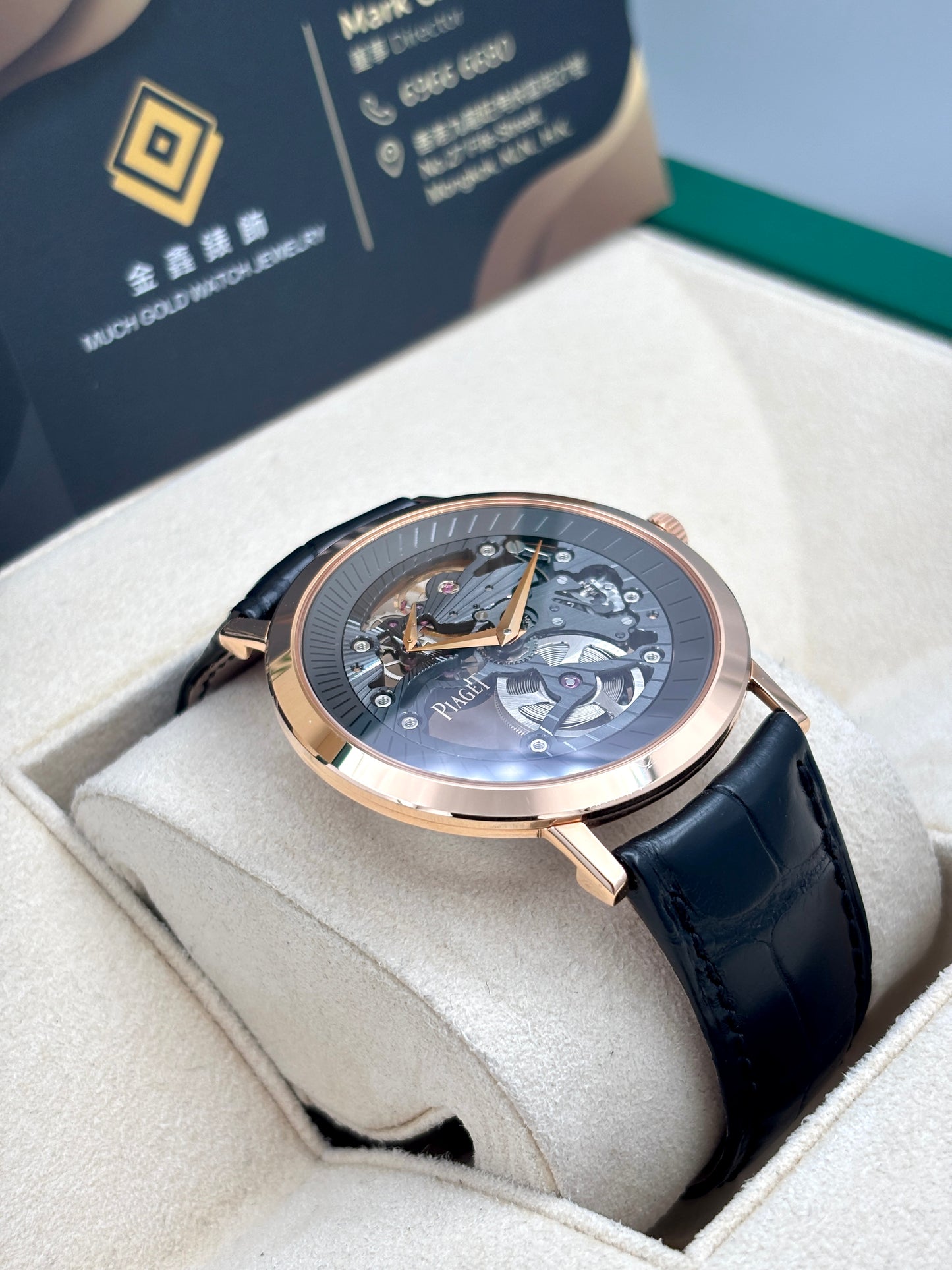 二手 USED PIAGET 伯爵 ALTIPLANO G0A34116 白色 2012年2月 鏤空 18k金 全套 FULL SET