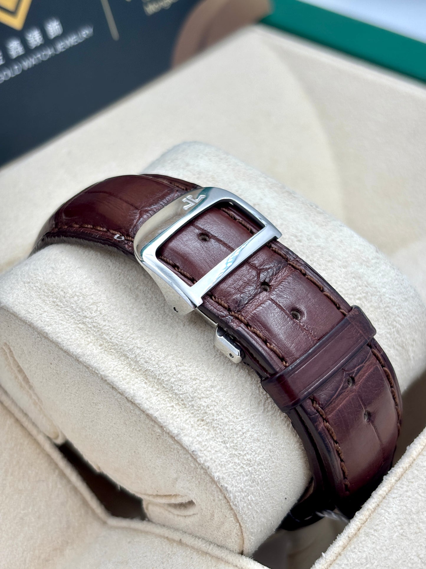 二手 USED JAEGER LECOULTRE 積家 MASTER WORLD GEOGRAPHIC Q1528420 白色 2008年11月 齊格 全套 FULL SET