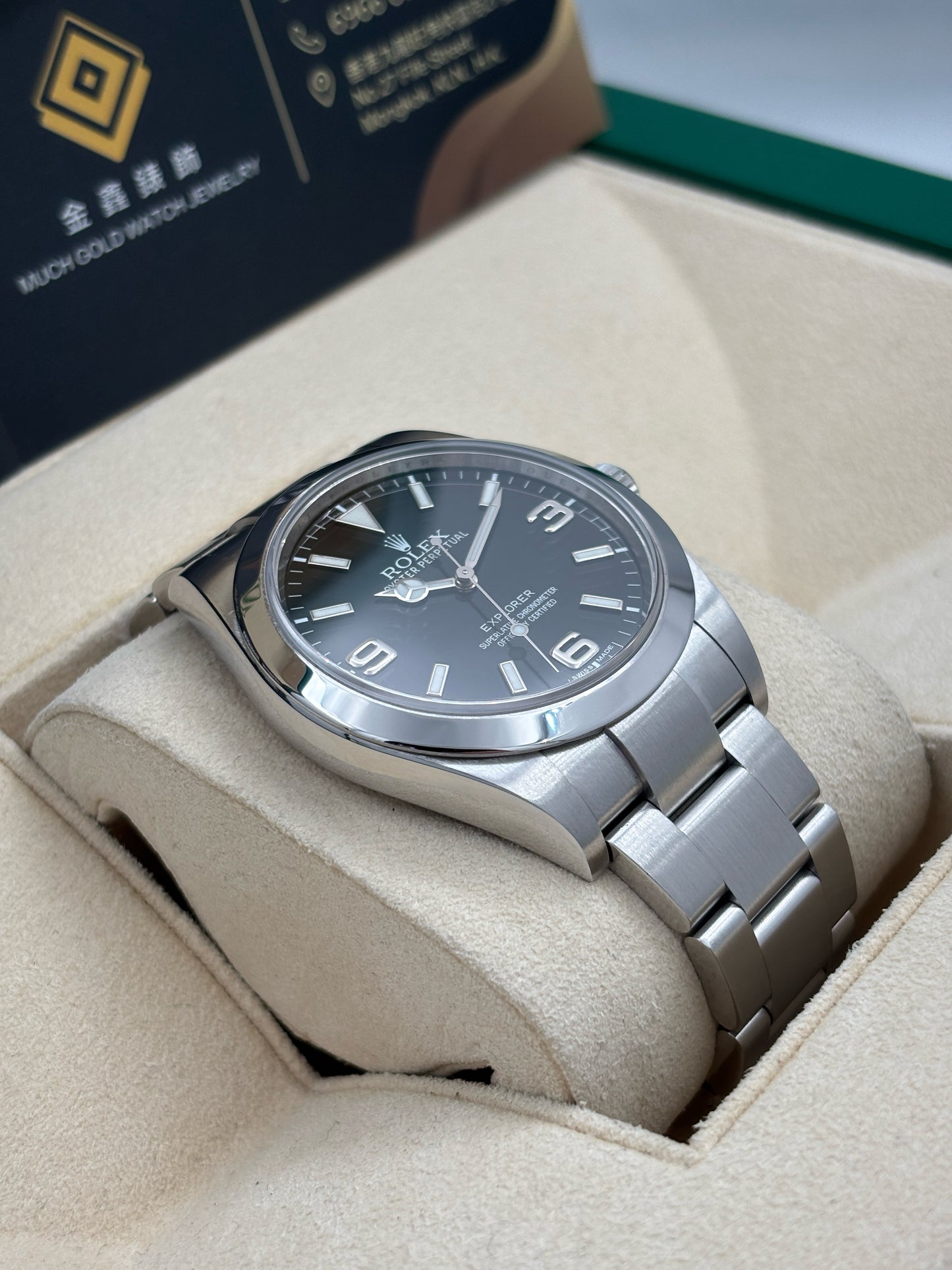[SOLD OUT]二手 USED  ROLEX 勞力士 EXPLORER 214270 黑色 約2010年 淨錶 WATCH ONLY