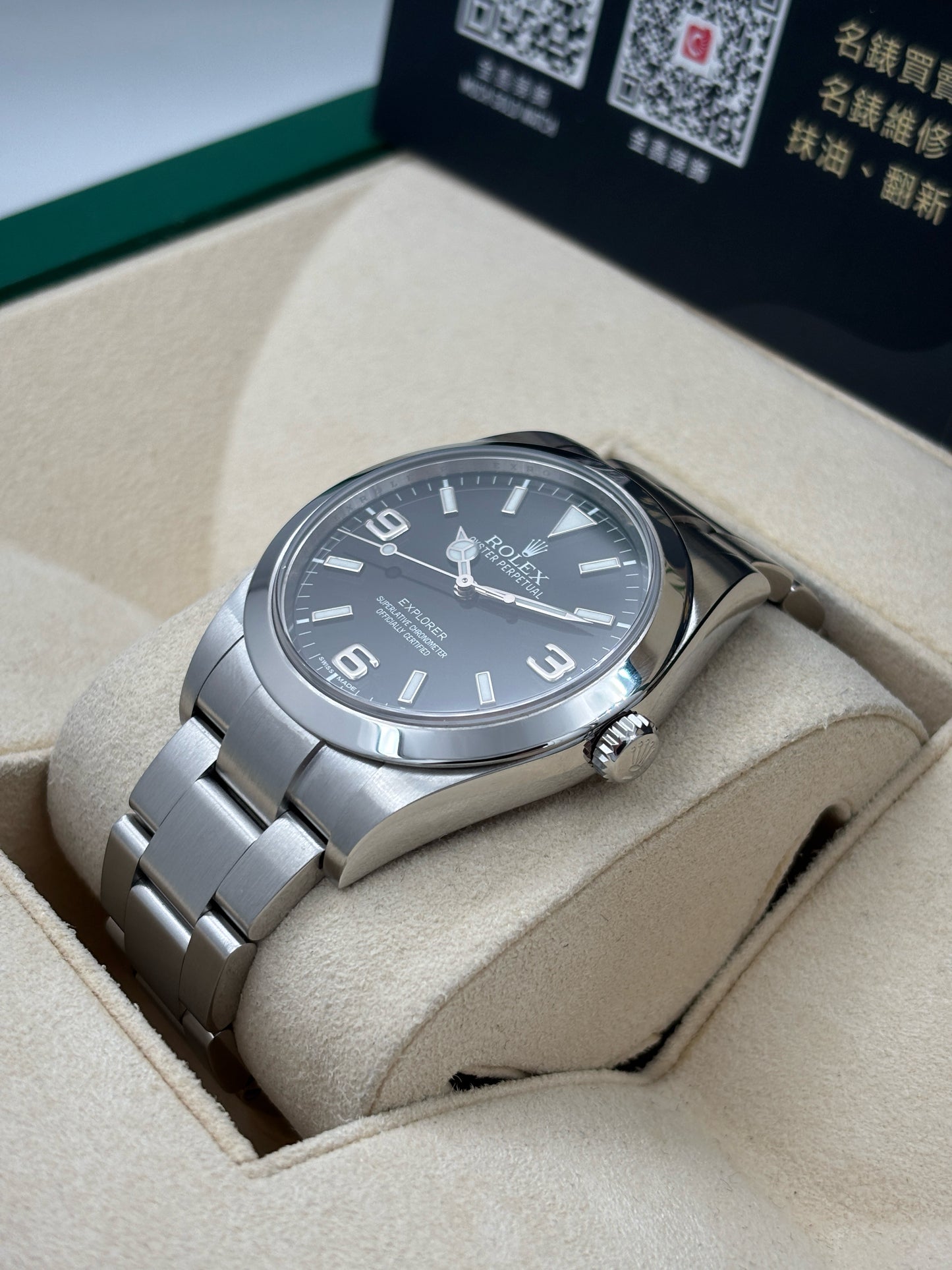 [SOLD OUT]二手 USED  ROLEX 勞力士 EXPLORER 214270 黑色 約2010年 淨錶 WATCH ONLY
