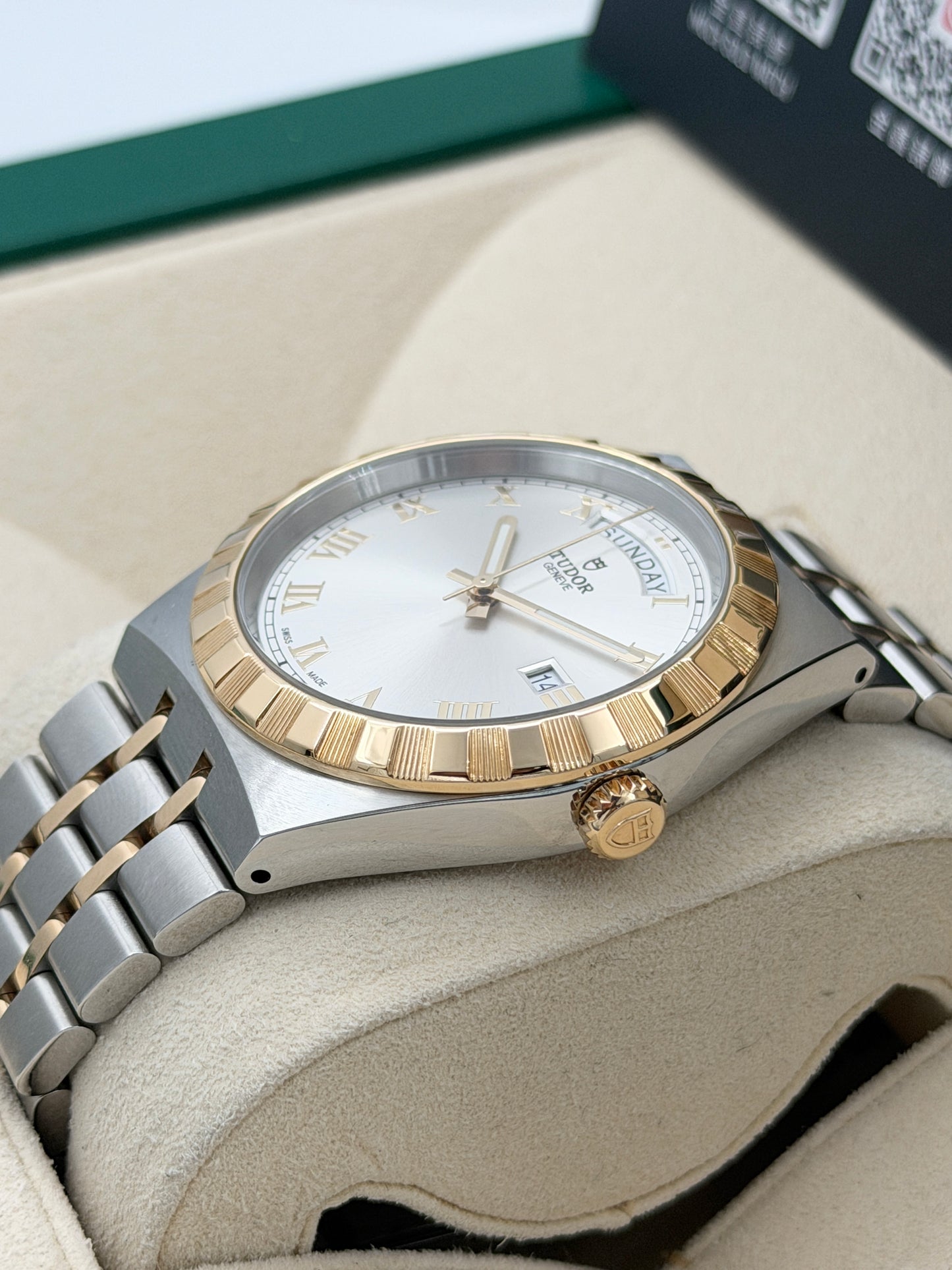 全新 NEW  TUDOR 帝舵 ROYAL 28603 銀色 2026年6月 全套 FULL SET