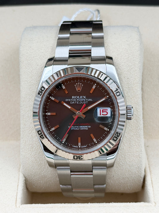 [SOLD OUT]二手 USED  ROLEX 勞力士 DATEJUST 116264 黑色 2012年10月 全套 FULL SET