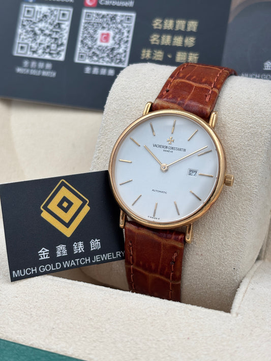 二手 USED  VACHERON CONSTANTIN 江詩丹頓 PATRIMONY 48002/000J-0883 白色 自動上鏈 18k金 淨錶 WATCH ONLY
