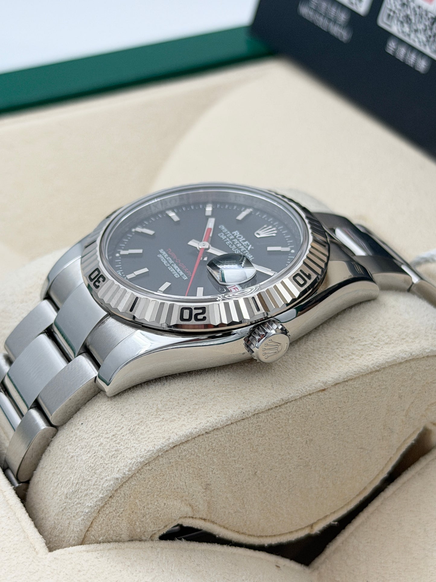 二手 USED  ROLEX 勞力士 DATEJUST 116264 黑色 2012年10月 全套 FULL SET