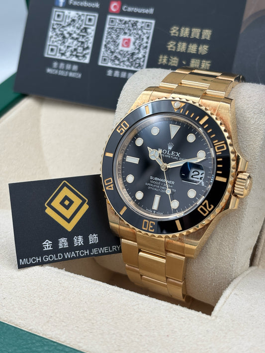 二手 USED  ROLEX 勞力士 SUBMARINER DATE 126618LN 黑色 淨錶 WATCH ONLY