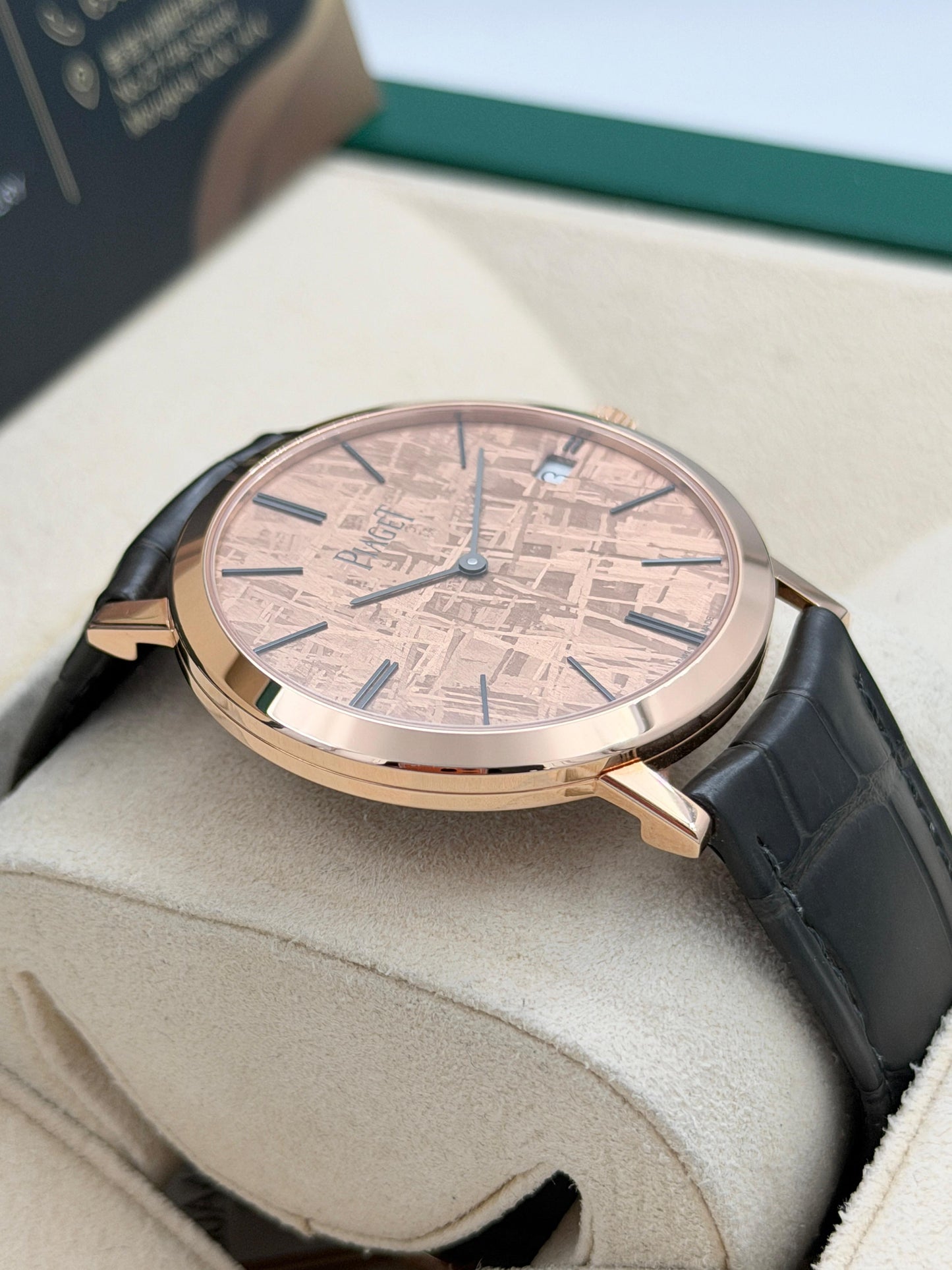 [SOLD OUT]二手 USED PIAGET 伯爵 ALTIPLANO G0A44050 隕石面 限量版 18k玫瑰金 2024年 全套 FULL SET