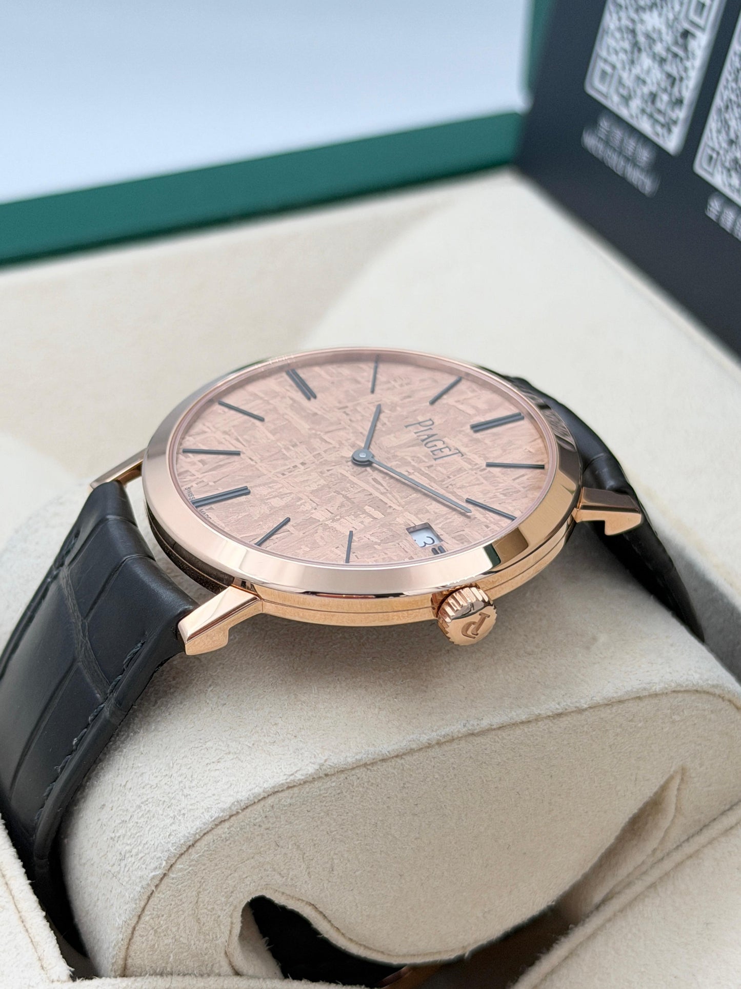[SOLD OUT]二手 USED PIAGET 伯爵 ALTIPLANO G0A44050 隕石面 限量版 18k玫瑰金 2024年 全套 FULL SET