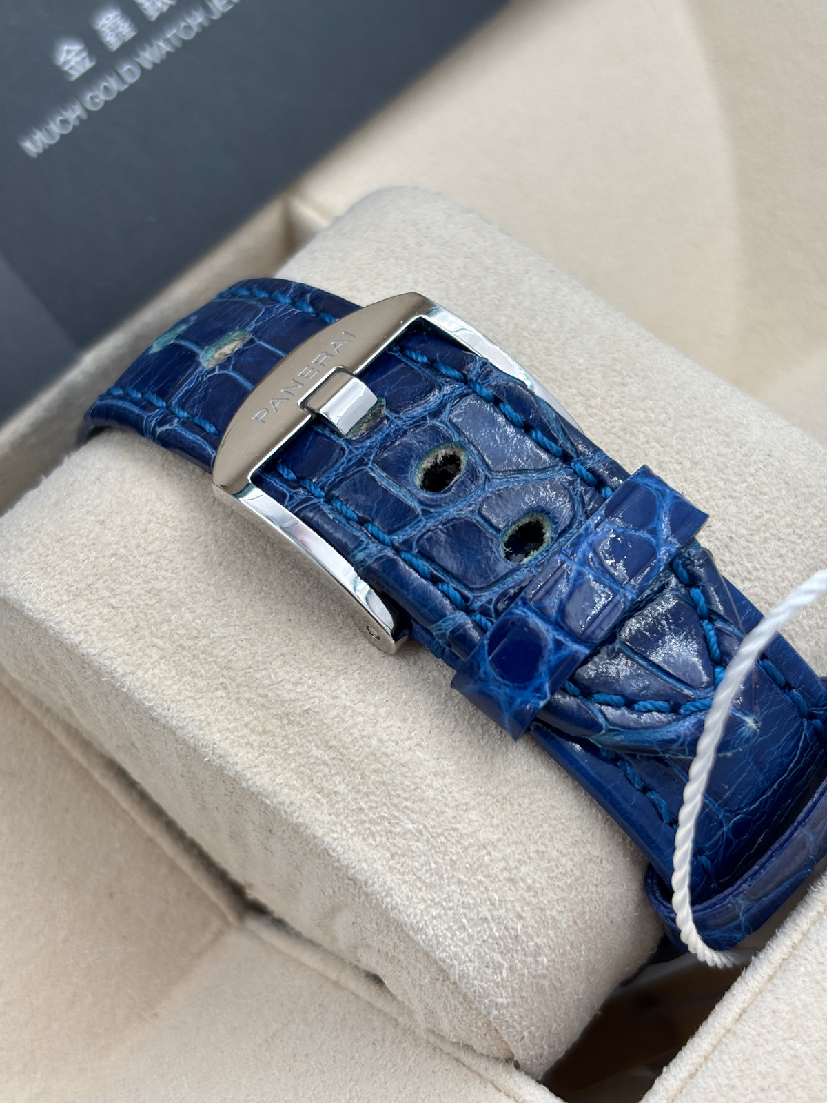 二手 USED  PANERAI 沛納海 LUMINOR DUE PAM01273 藍色 2025年11月 99.99新 全套 FULL SET