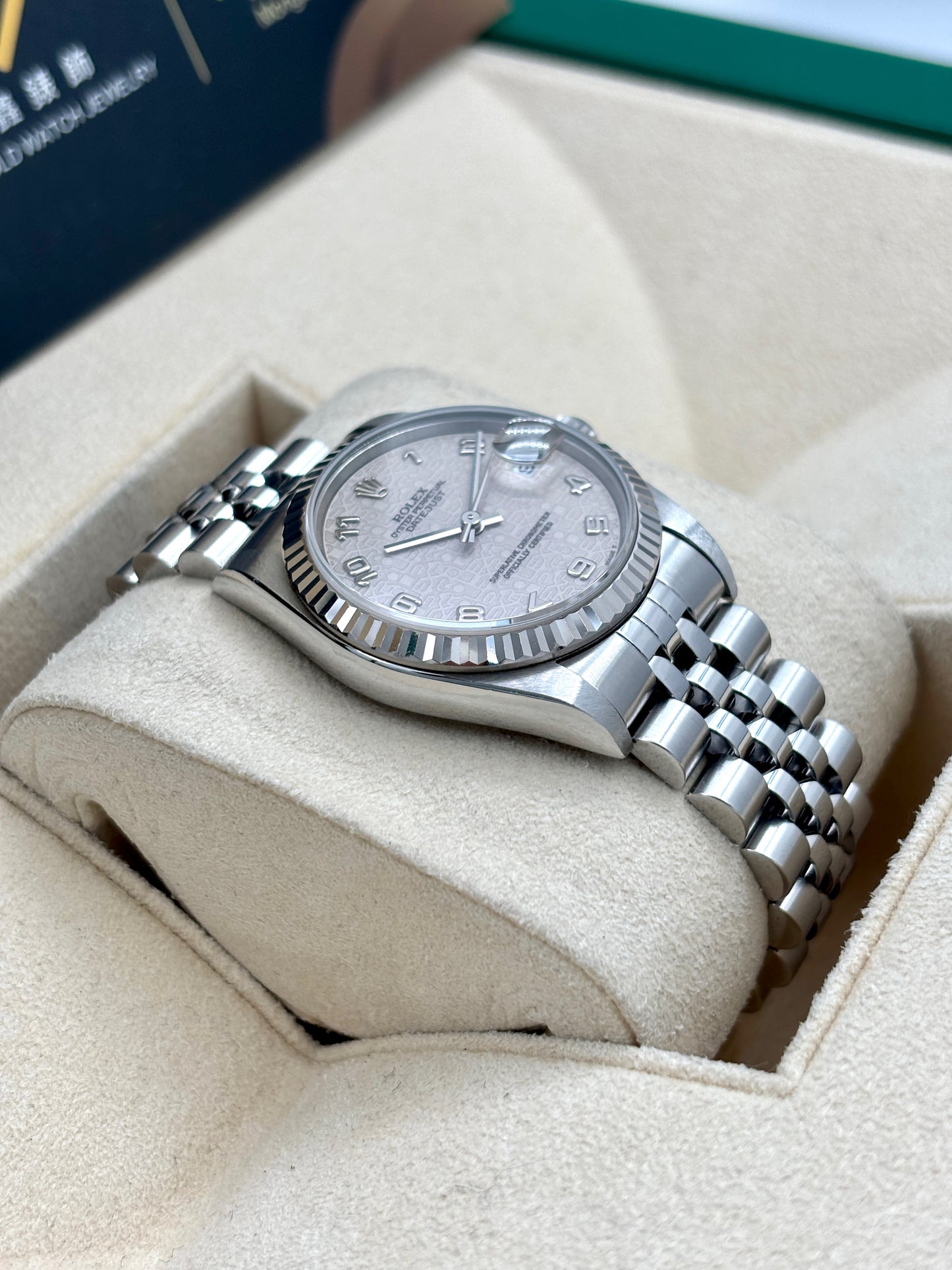 二手 USED ROLEX 勞力士 DATEJUST 68274 白色電腦面 約1994年 淨錶 WATCH ONLY