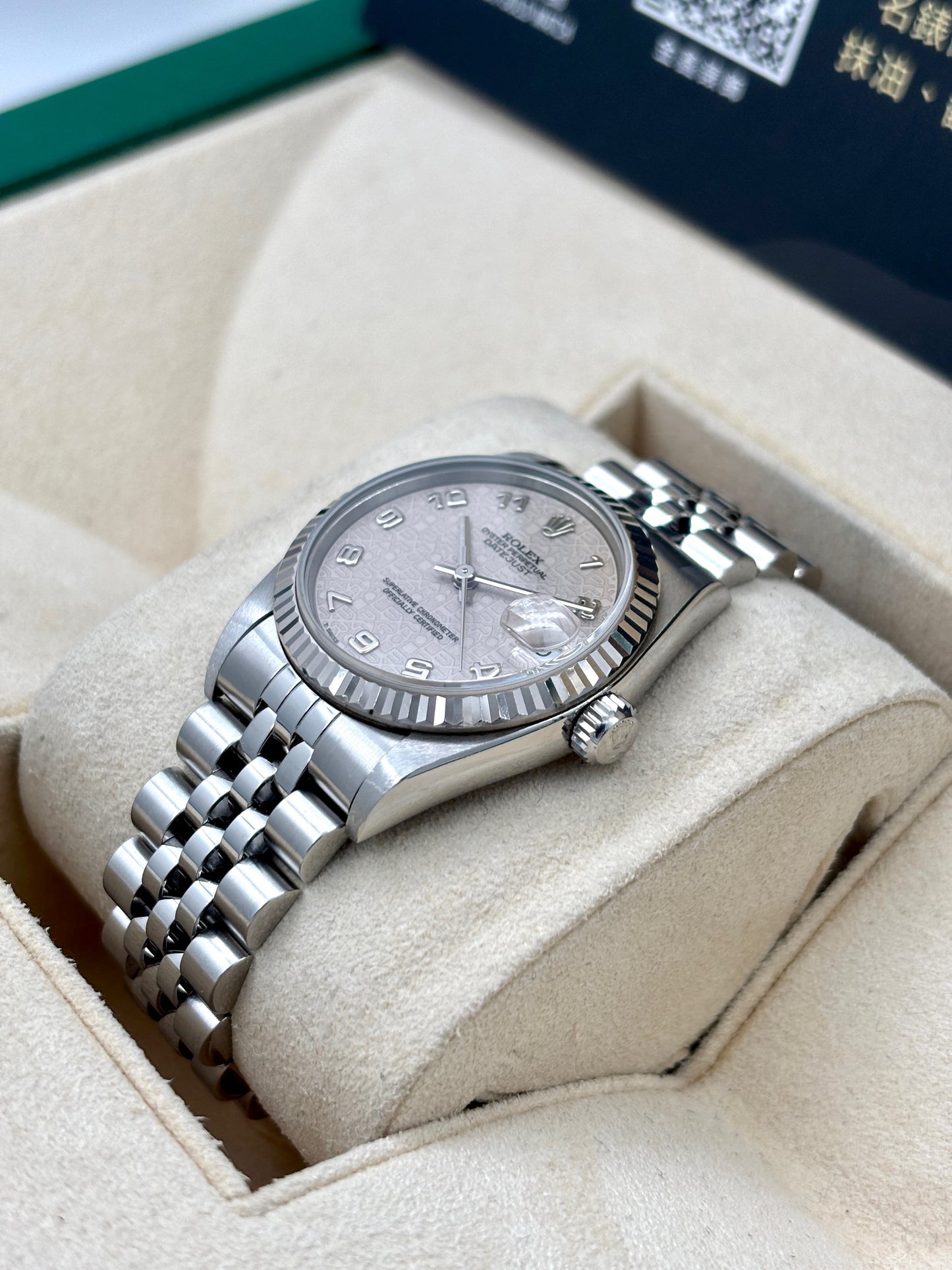 二手 USED ROLEX 勞力士 DATEJUST 68274 白色電腦面 約1994年 淨錶 WATCH ONLY