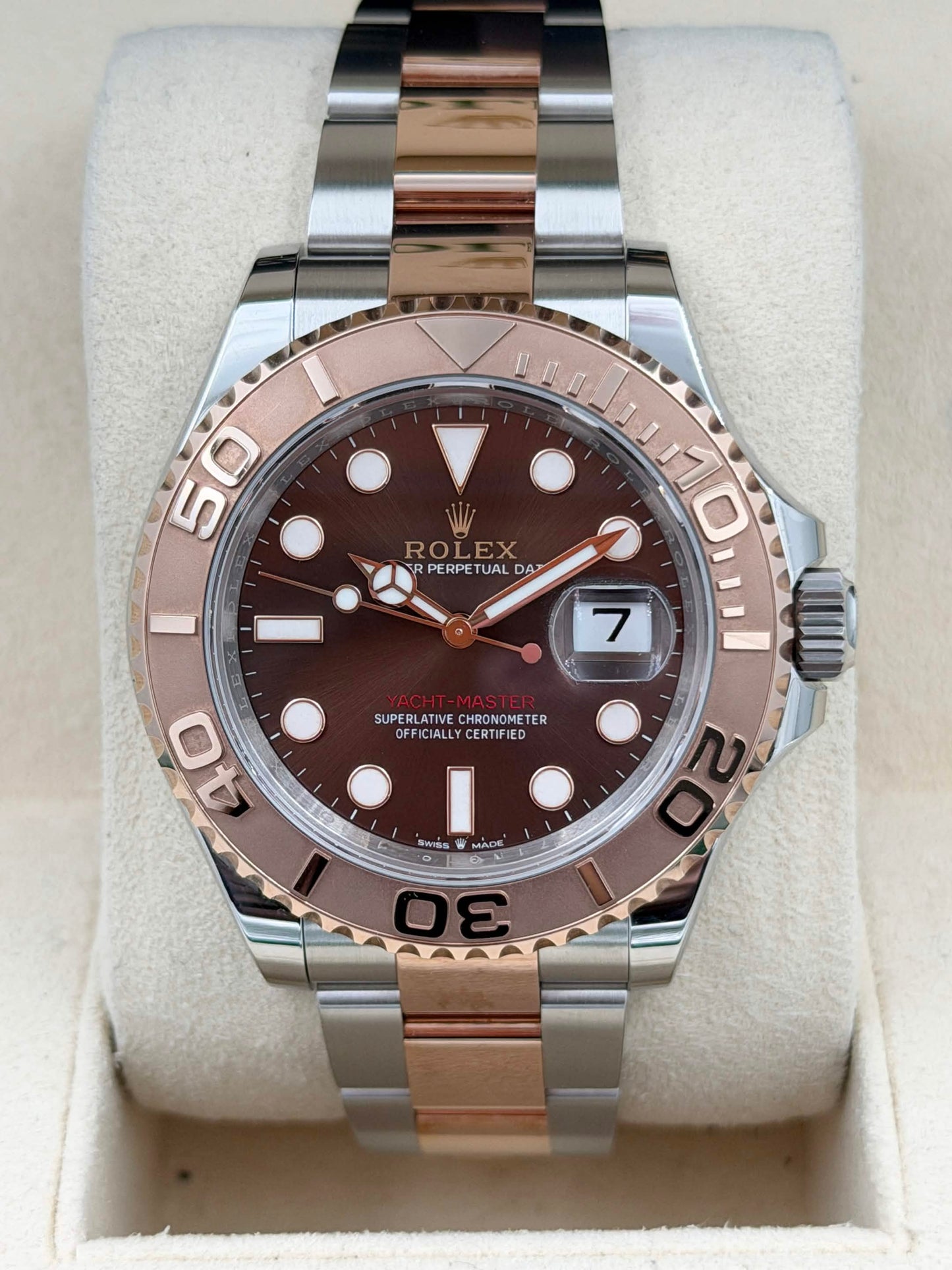 全新 BRAND NEW ROLEX 勞力士 YACHT-MASTER 126621 朱古力面 2025年6月