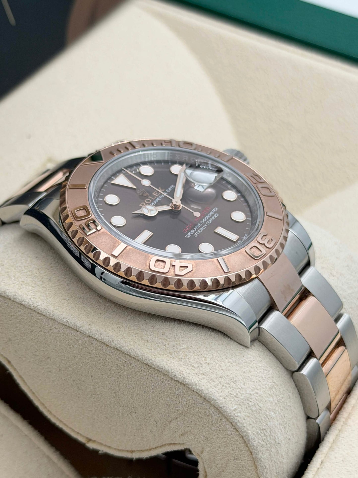 全新 BRAND NEW ROLEX 勞力士 YACHT-MASTER 126621 朱古力面 2025年6月