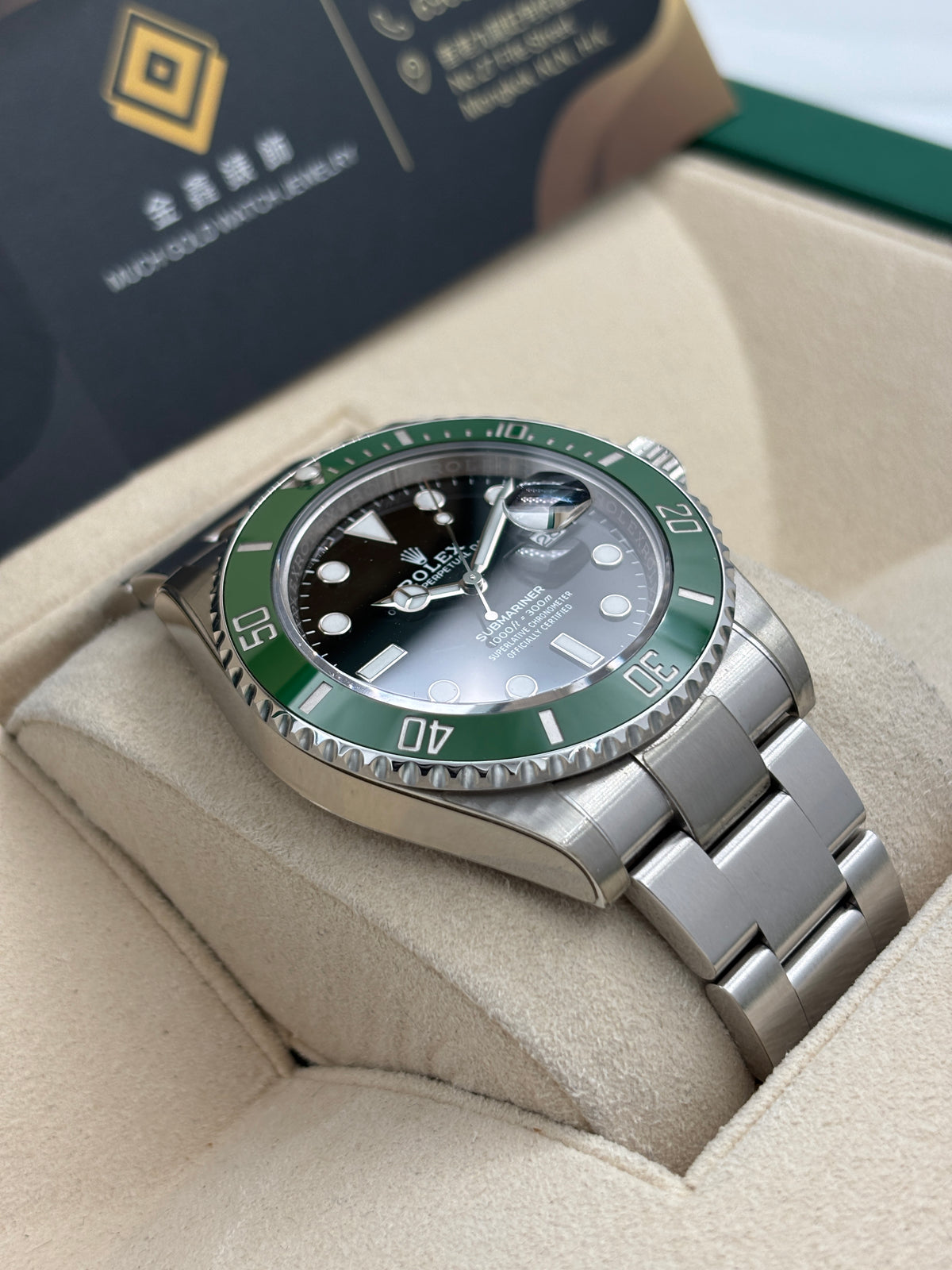 二手 USED  ROLEX 勞力士 SUBMARINER DATE 126610LV 黑色 2024年9月 全套 FULL SET