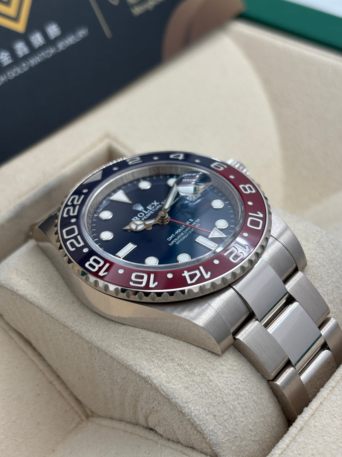 二手 USED  ROLEX 勞力士 GMT-MASTER II 126719BLRO 藍色 2026年1月 未打磨 99.99%新 全套 FULL SET