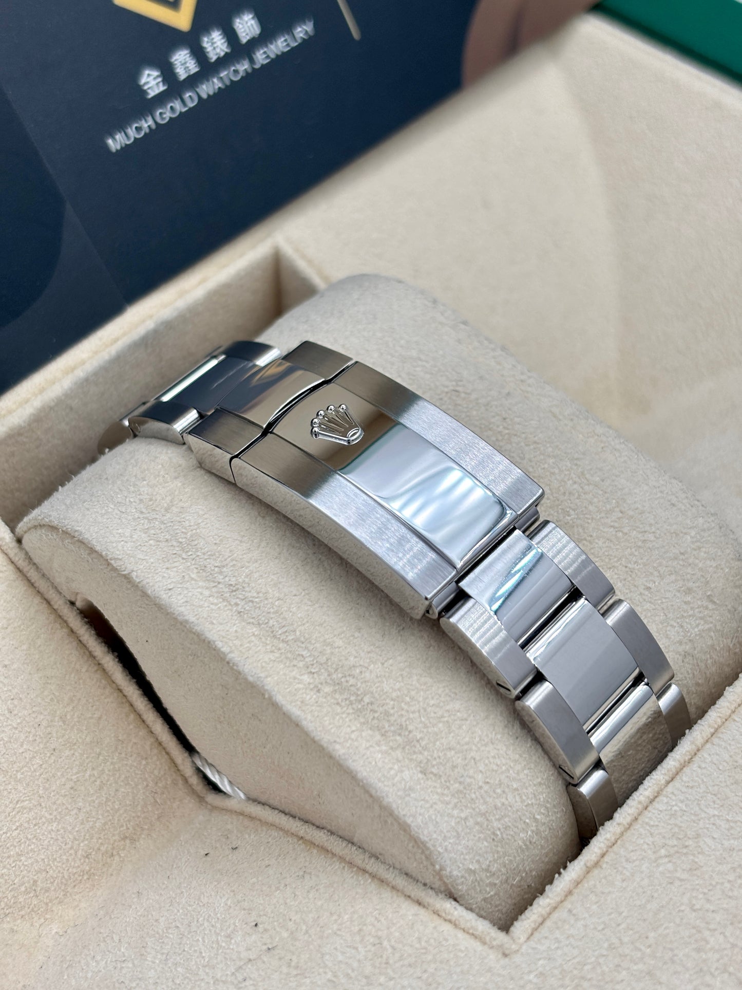 二手 USED ROLEX 勞力士 DATEJUST 126300 藍色 2024年7月 未打磨 99.9%新 齊格 全套 FULL SET