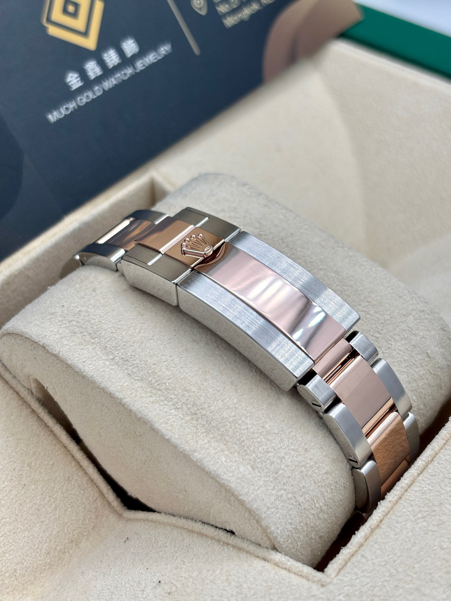 二手 USED ROLEX 勞力士 Yacht-Master 268621 黑色 亂碼 未打磨 淨錶 WATCH ONLY