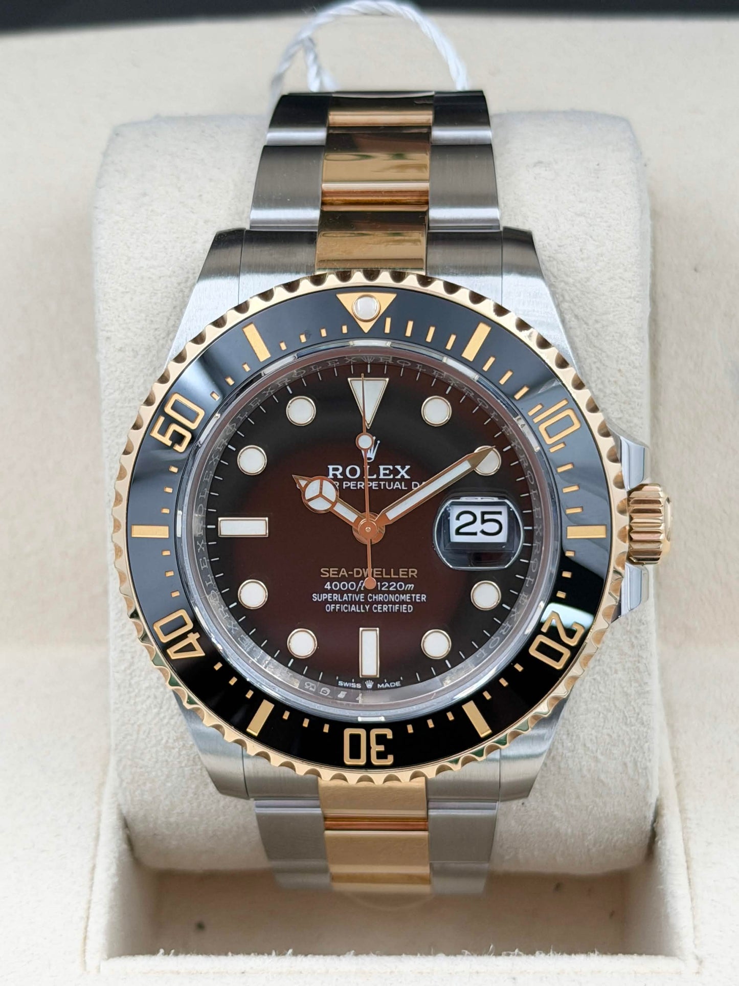 二手 USED ROLEX 勞力士 SEA-DWELLER 126603 2021年1月 全套 FULL SET AD購買單