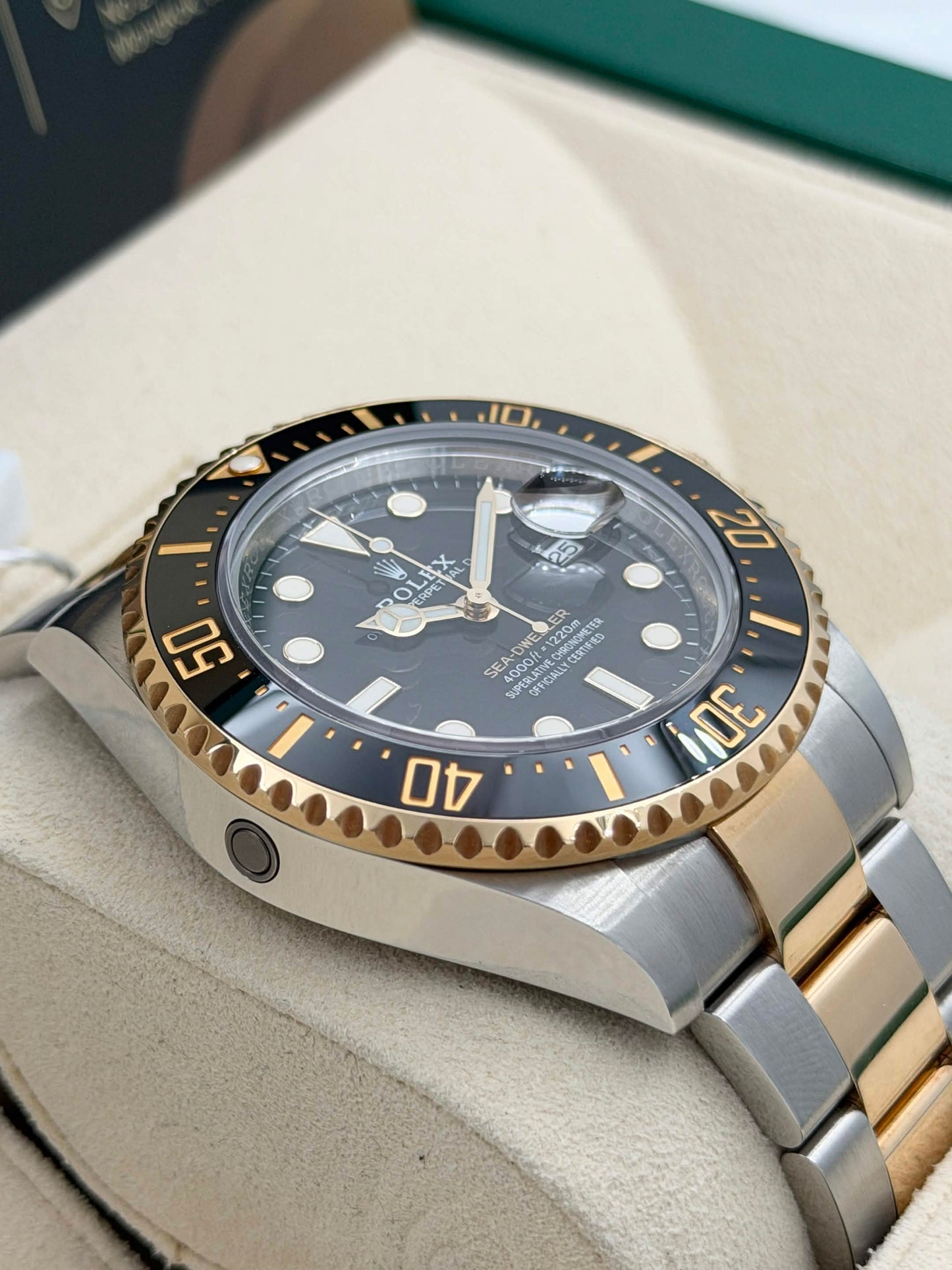 二手 USED ROLEX 勞力士 SEA-DWELLER 126603 2021年1月 全套 FULL SET AD購買單