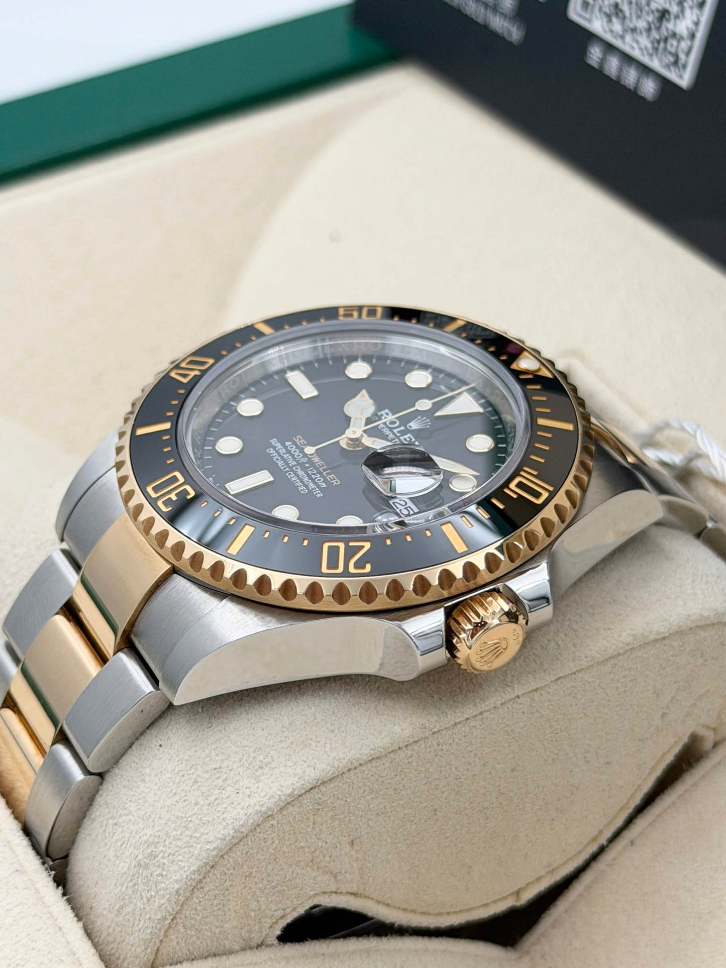 二手 USED ROLEX 勞力士 SEA-DWELLER 126603 2021年1月 全套 FULL SET AD購買單