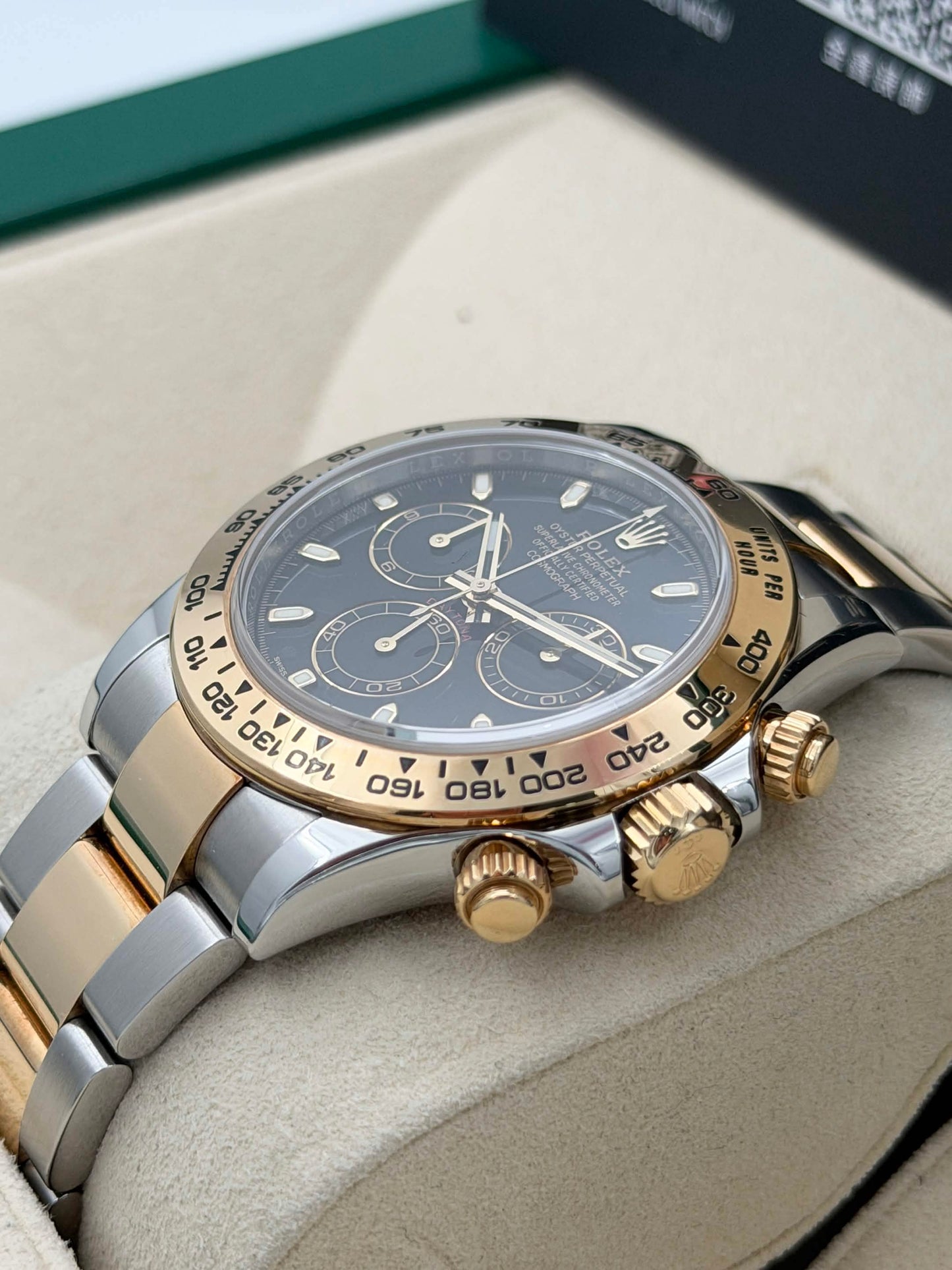 二手 USED ROLEX 勞力士 DAYTONA 116503 黑色面 2019年10月 全套 FULL SET